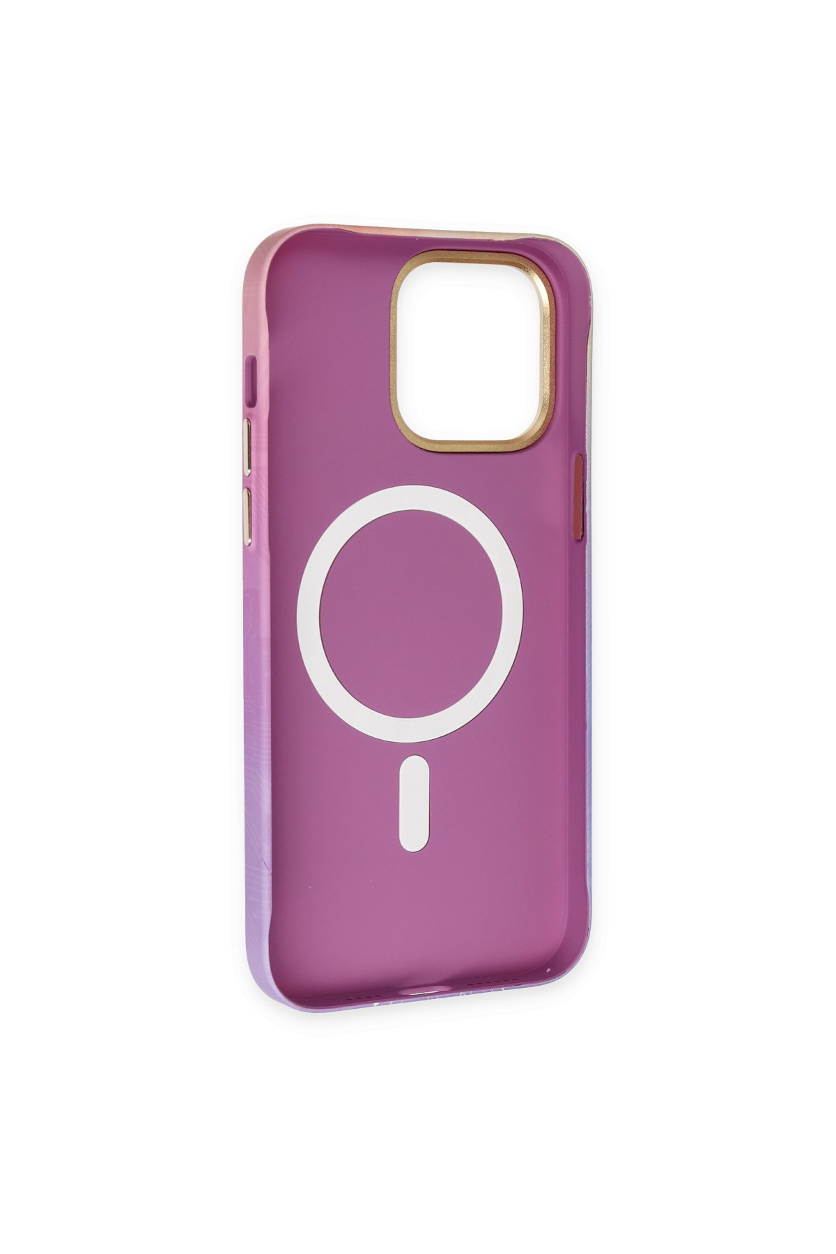 Newface iPhone 14 Pro Max Kılıf Mekanik Bumper Kapak - Mavi