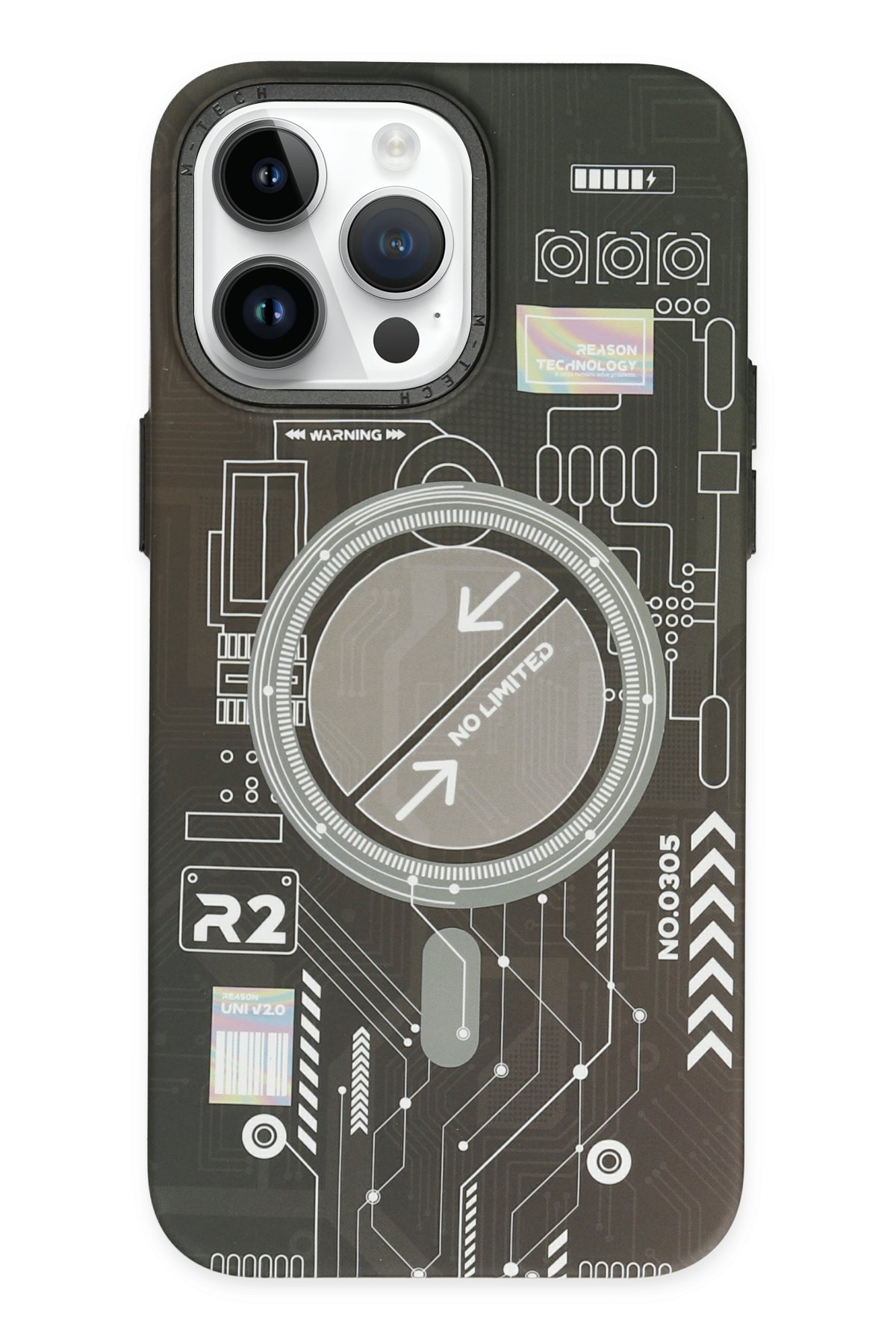 Newface iPhone 14 Pro Max Kılıf Boyi Silikon Kapak - Gümüş
