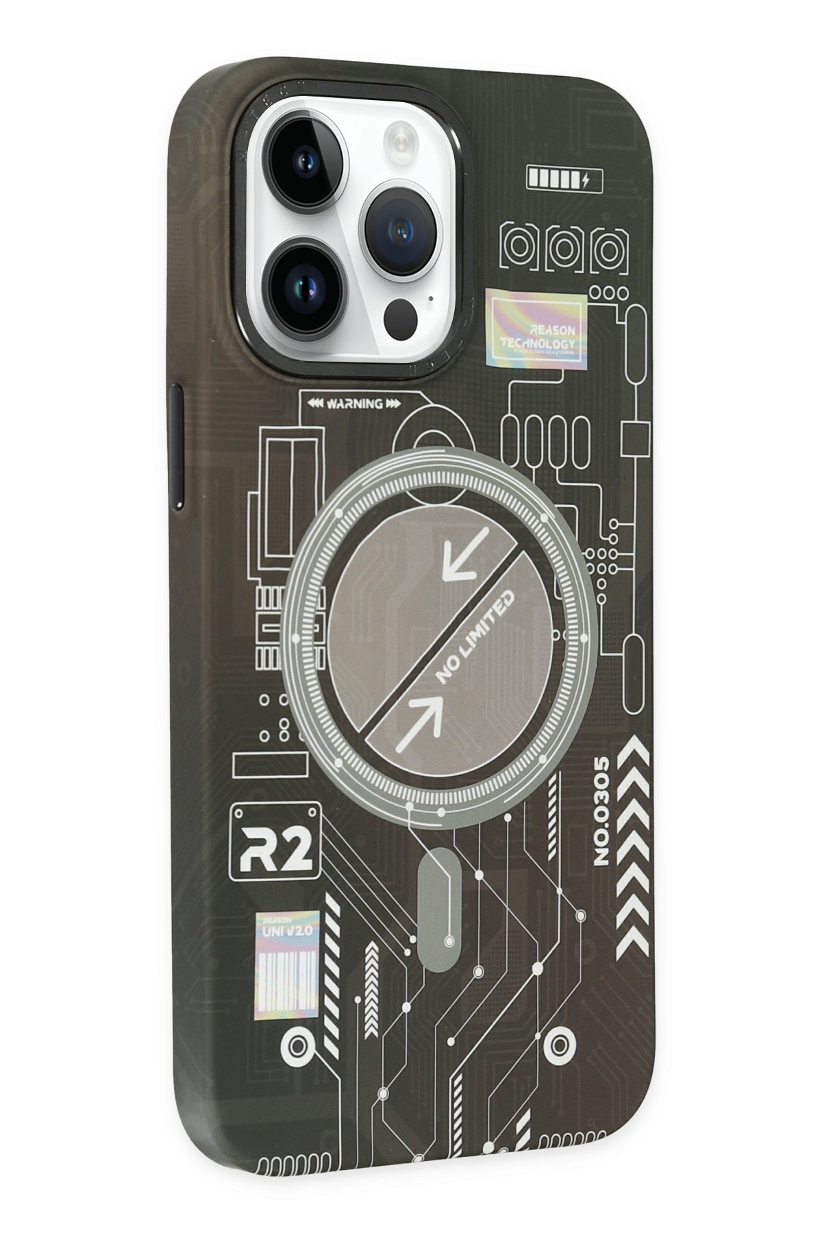 Newface iPhone 14 Pro Max Kılıf Boyi Silikon Kapak - Gümüş