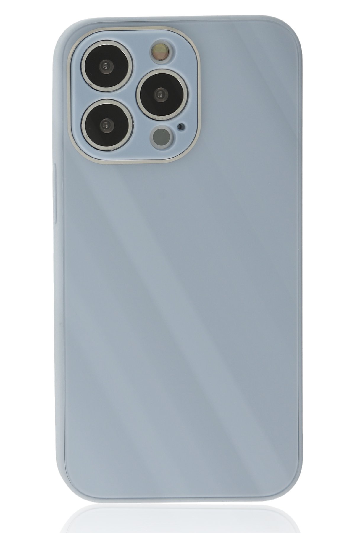 Newface iPhone 14 Pro Max Kılıf Magneticsafe Lazer Silikon - Sierra Blue