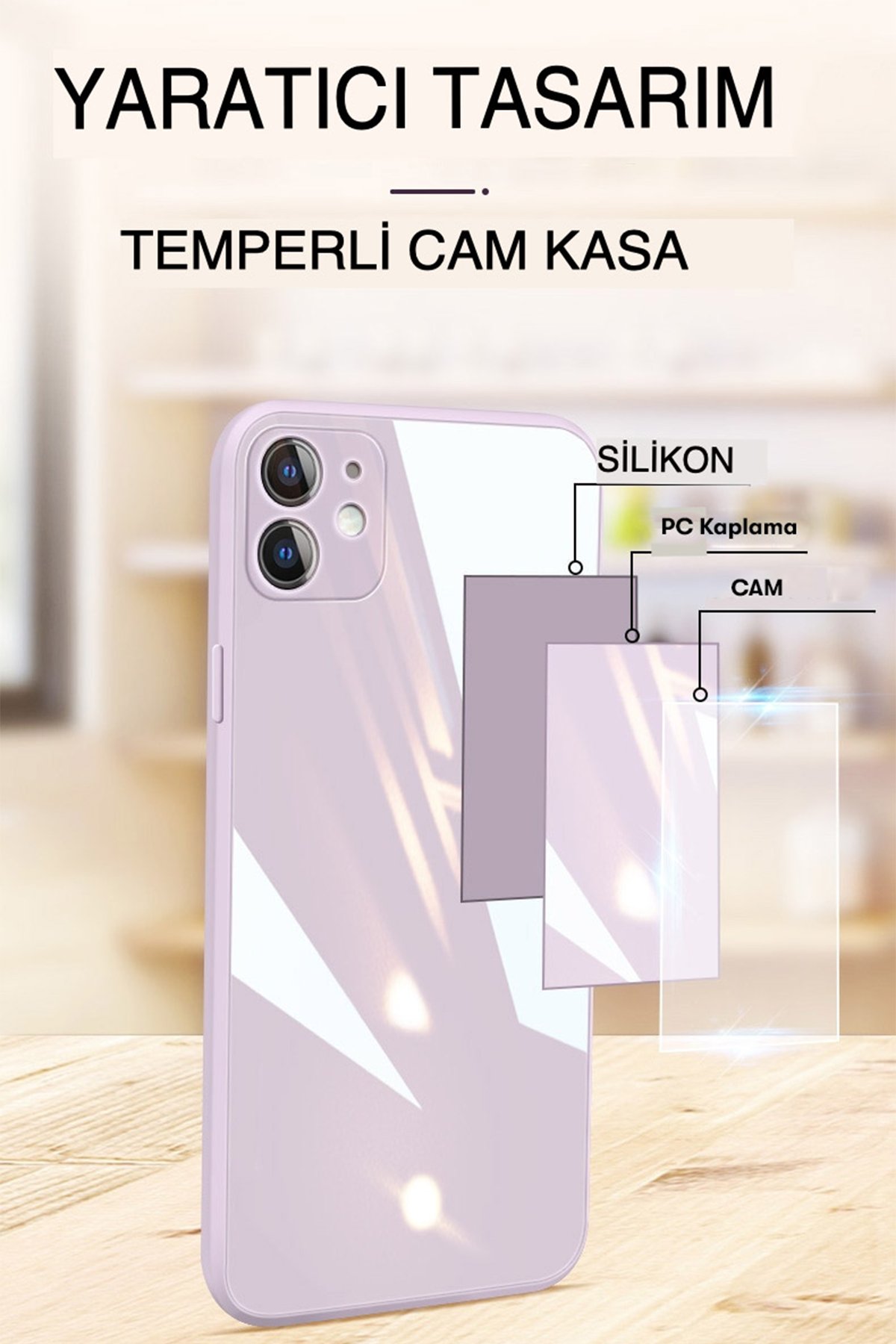 Newface iPhone 14 Pro Max Kılıf Magneticsafe Lazer Silikon - Sierra Blue