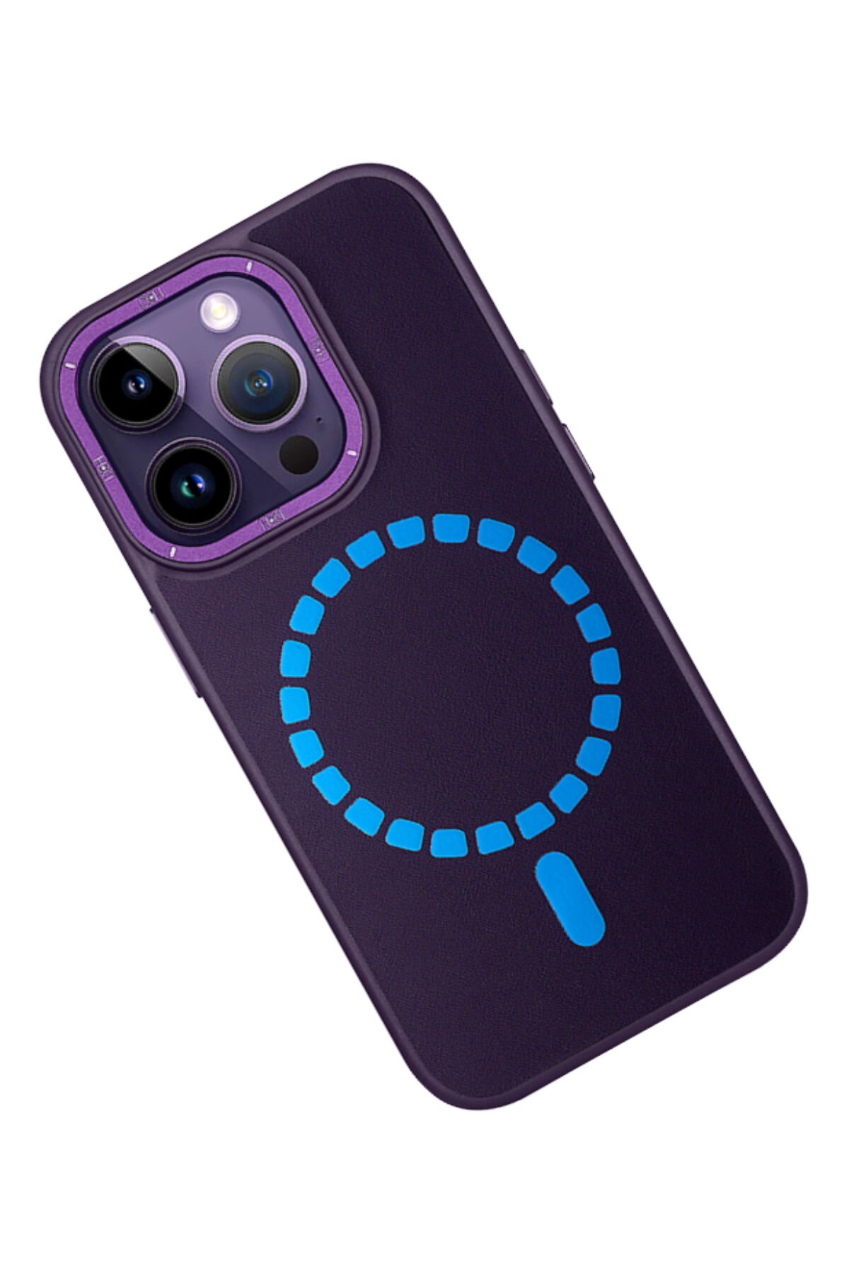HDD iPhone 14 Pro Max Kılıf HBC-190 Kolaj Kapak - Siyah