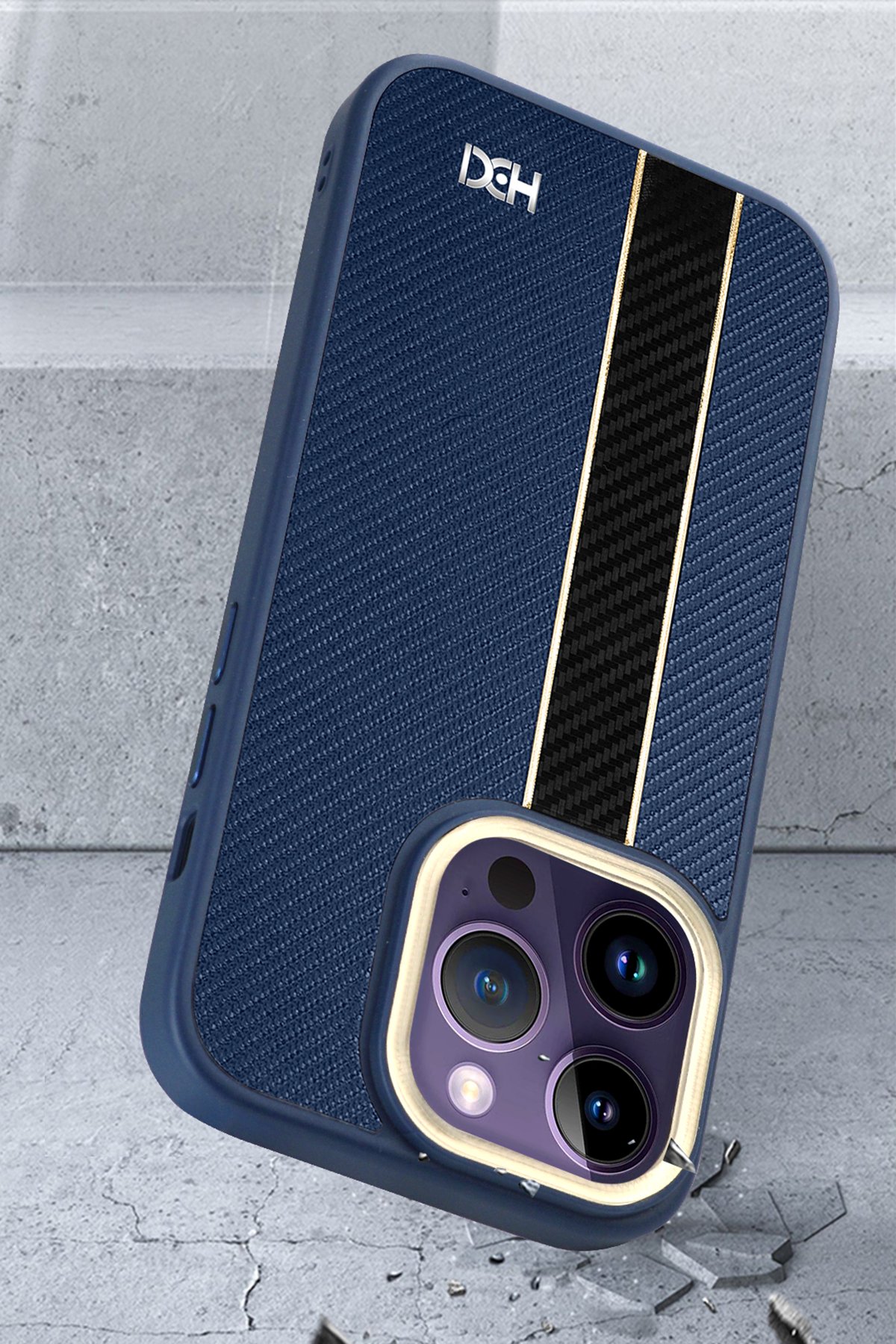 HDD iPhone 14 Pro Max Kılıf HBC-155 Lizbon Kapak - Siyah