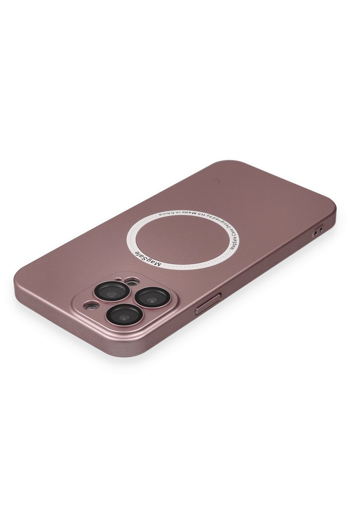 Newface iPhone 14 Pro Max Kılıf Mekanik Bumper Kapak - Gold