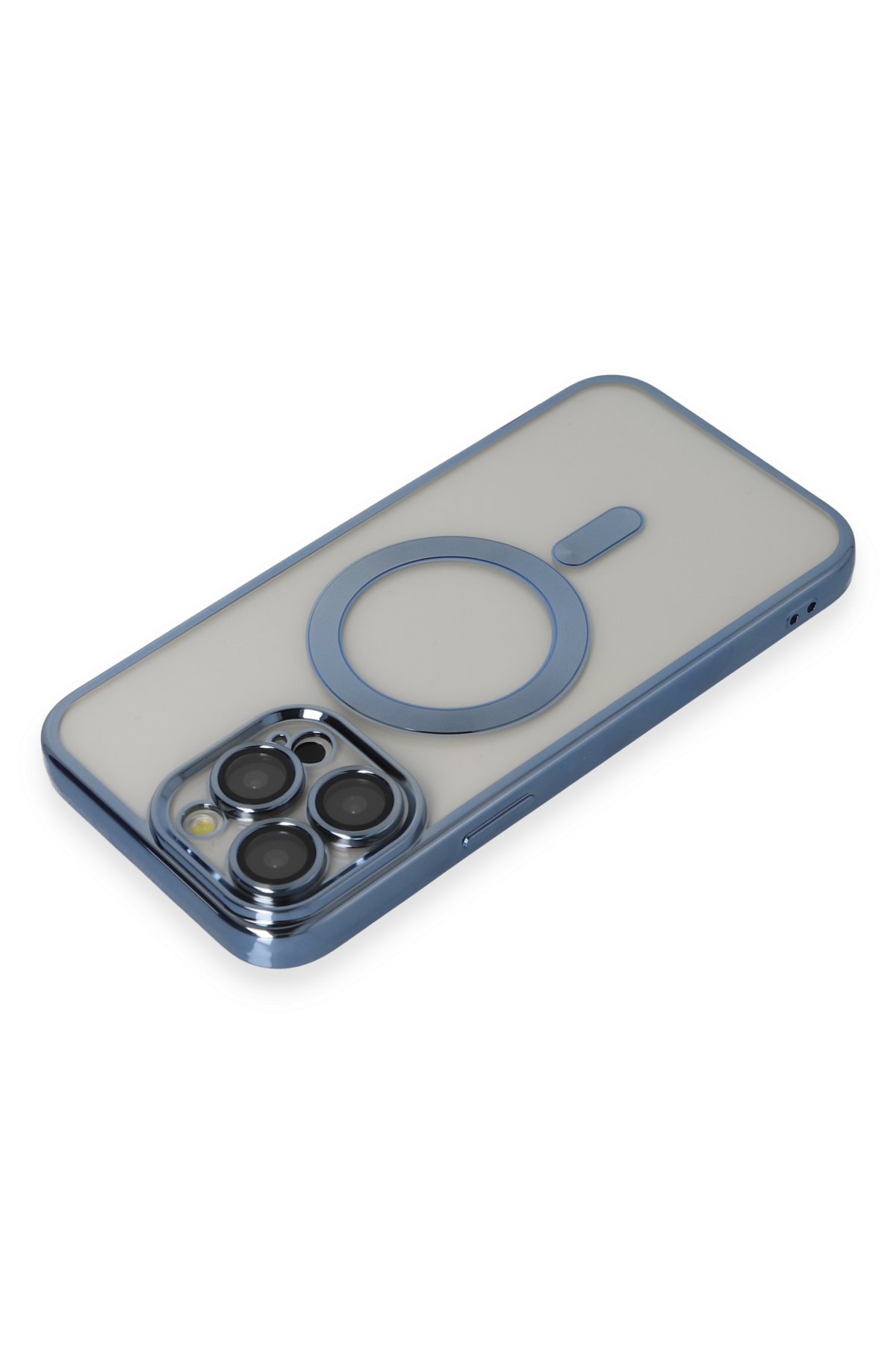 Newface iPhone 14 Pro Max Kılıf Nano içi Kadife Silikon - Lila
