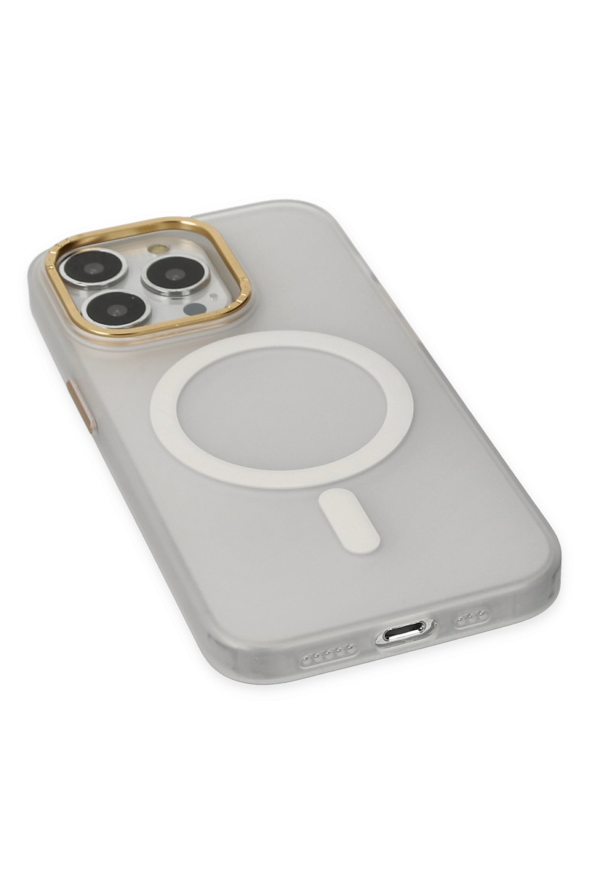 Newface iPhone 14 Pro Max Kılıf Magic Magneticsafe Silikon - Sierra Blue