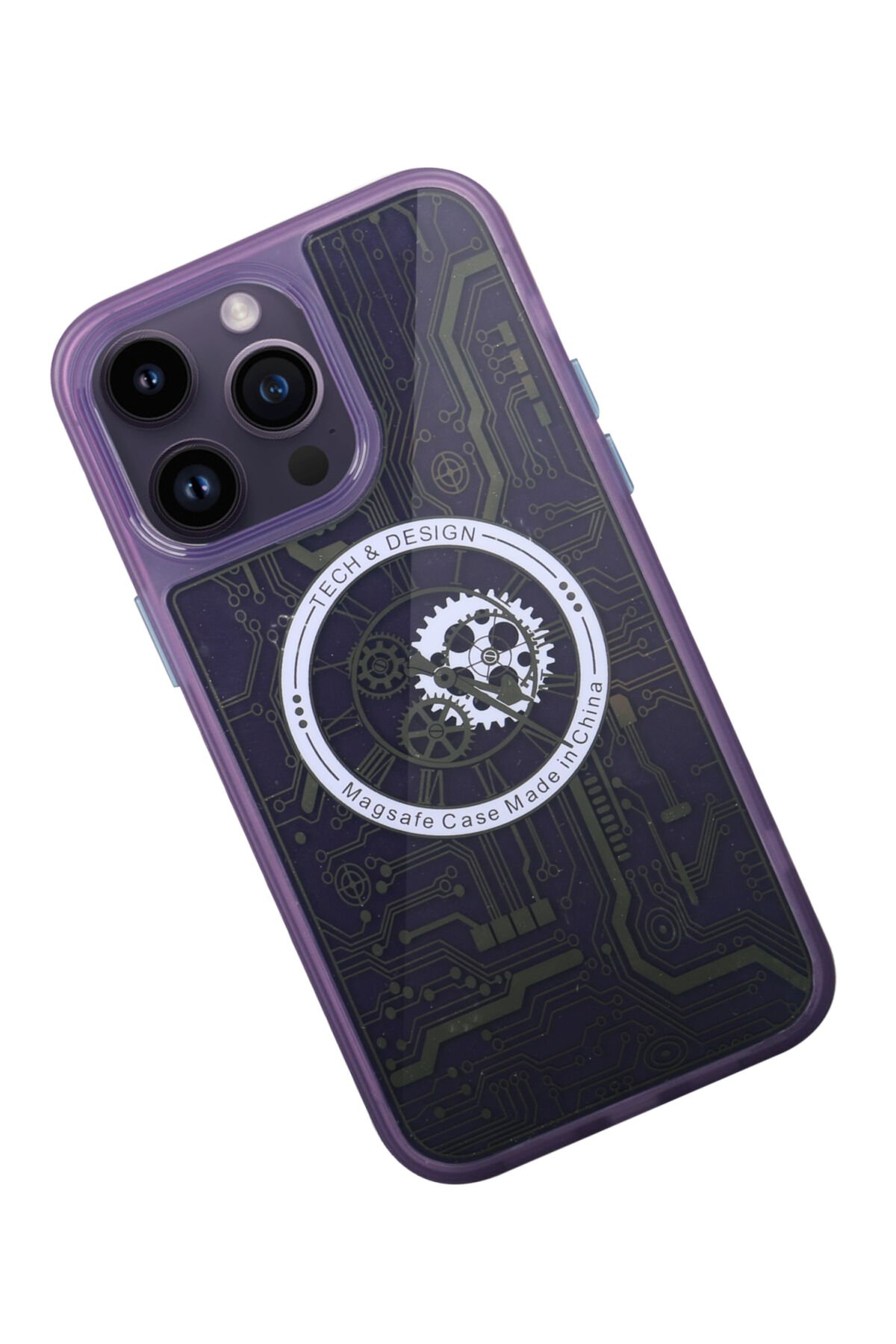 Newface iPhone 14 Pro Max Kılıf Element Magneticsafe Sert Kapak - Sierra Blue