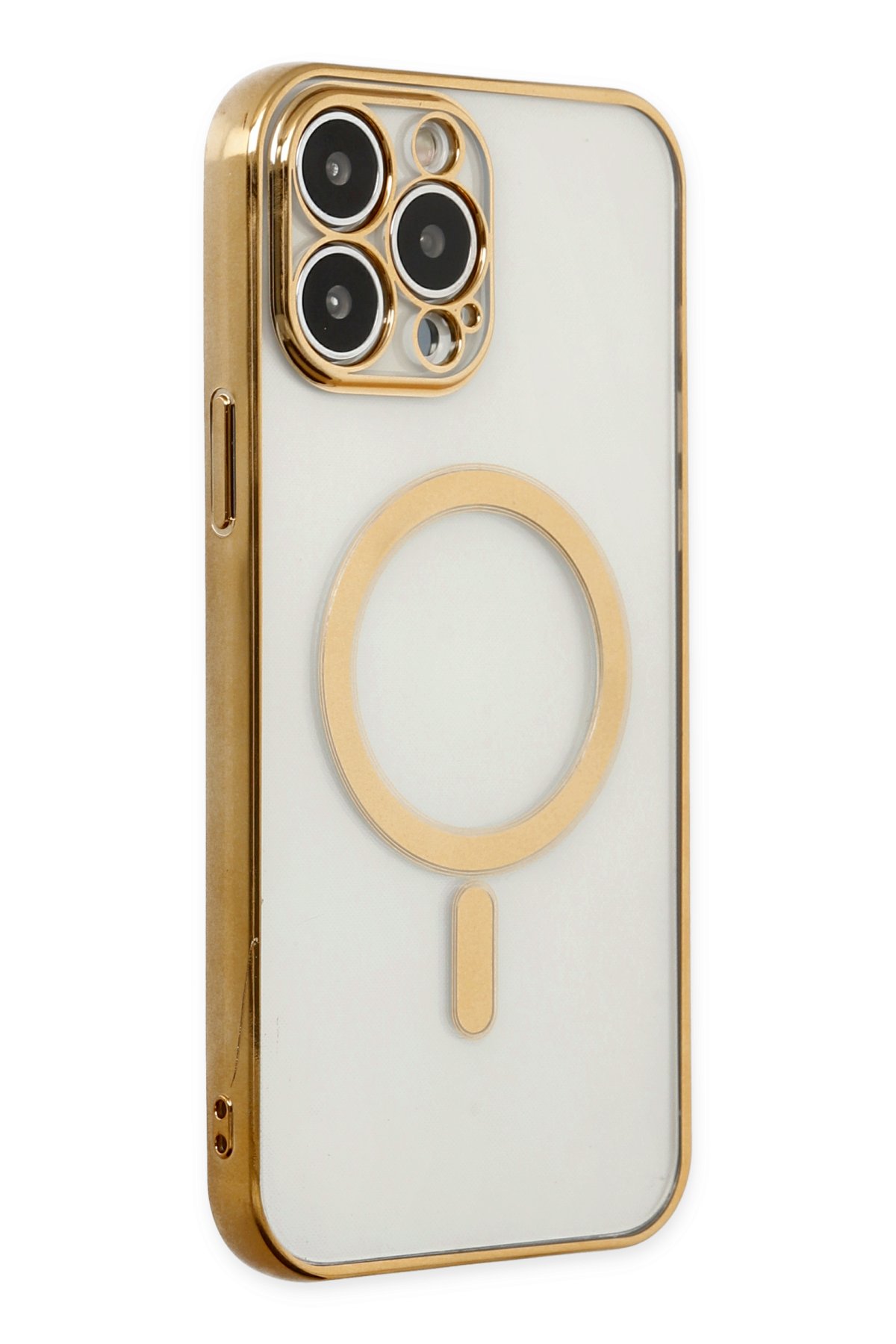 Newface iPhone 14 Pro Max Kılıf King Kapak - Taba-Siyah