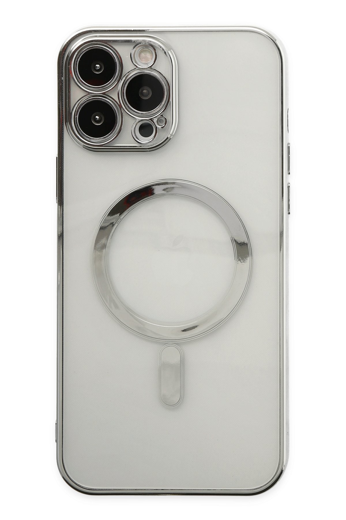 Newface iPhone 14 Pro Max Kılıf Magneticsafe Lazer Silikon - Sierra Blue