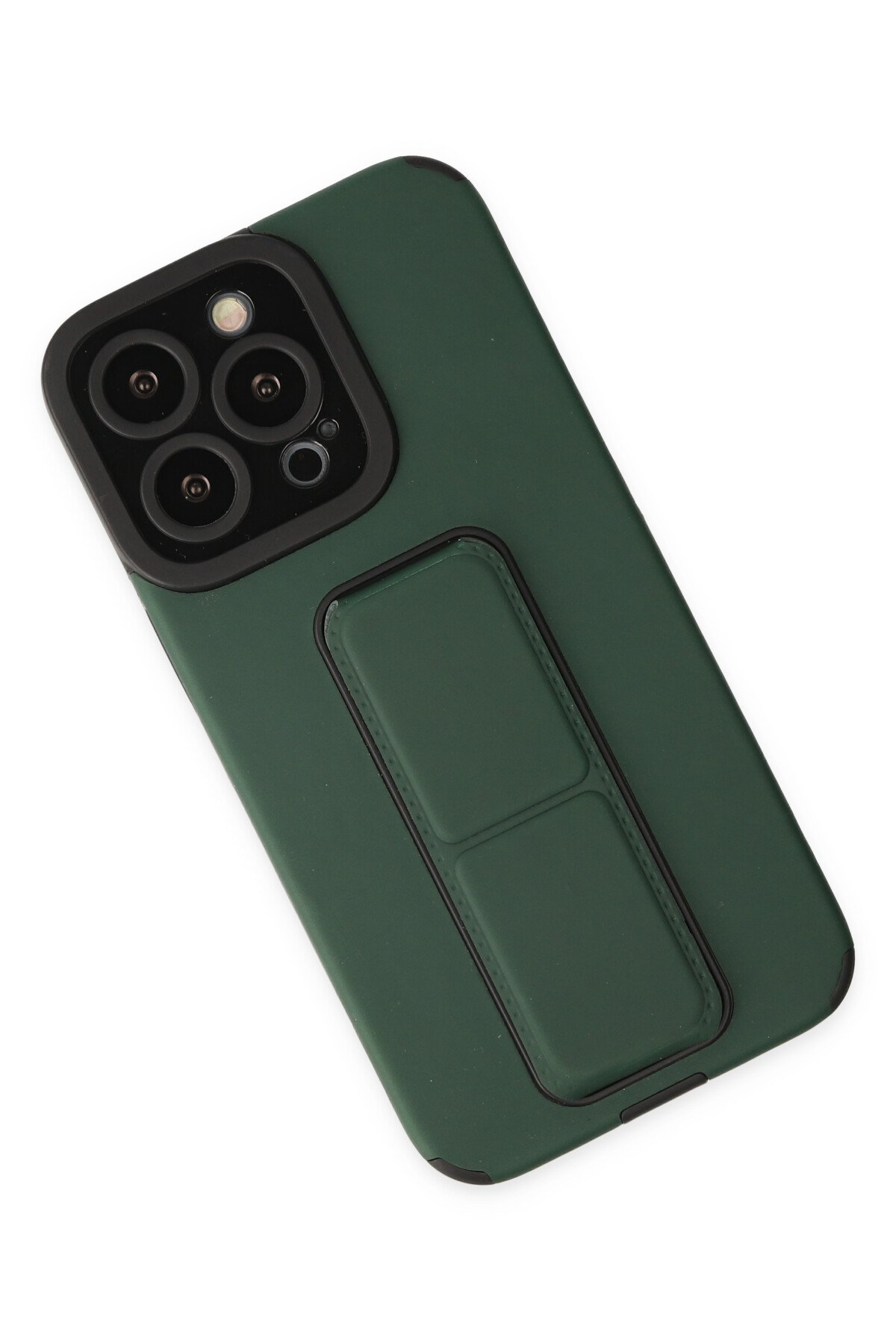 Newface iPhone 14 Pro Max Kılıf Razer Lensli Silikon - Mor