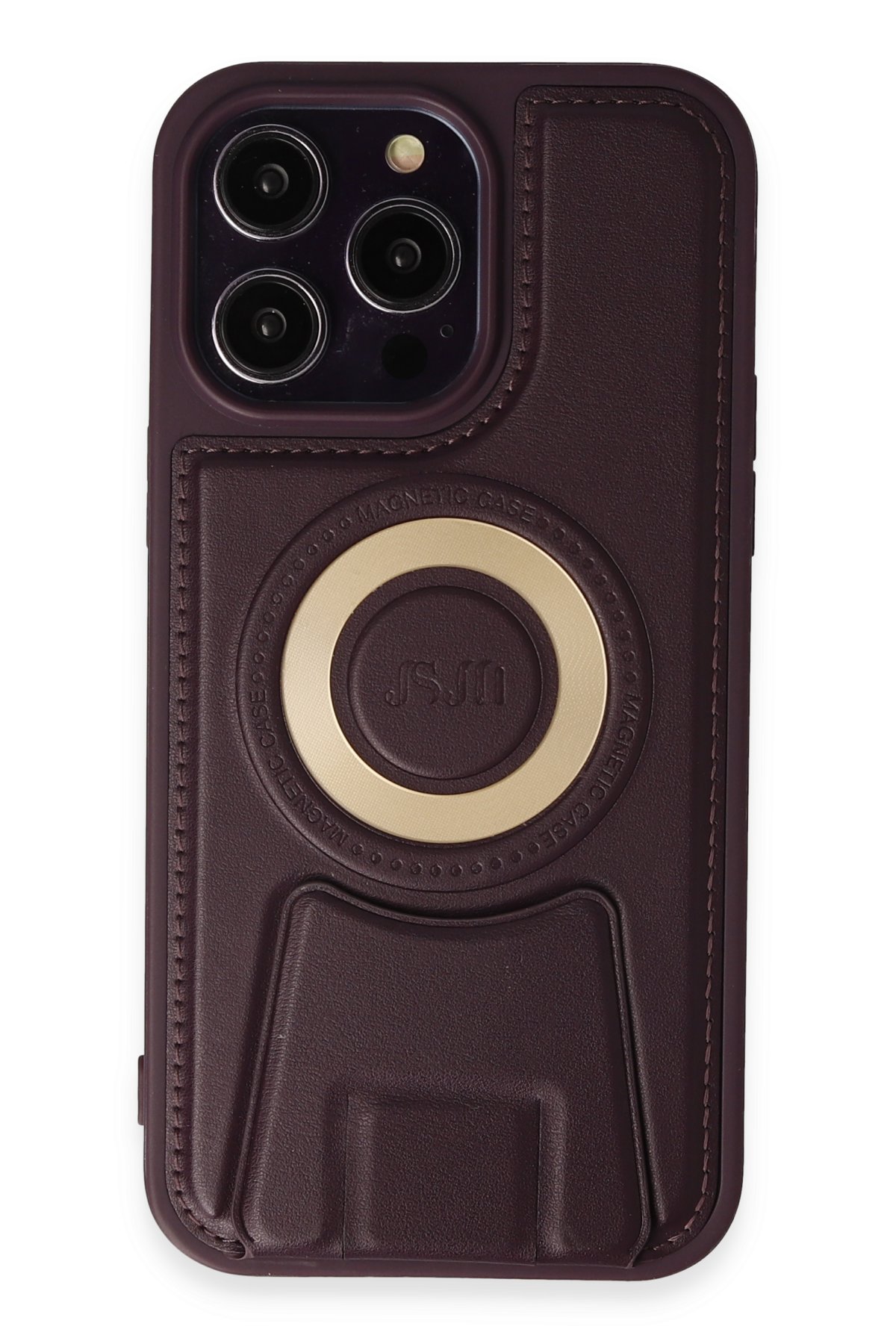 Newface iPhone 14 Pro Max Flower Magsafe Kapak - Mavi