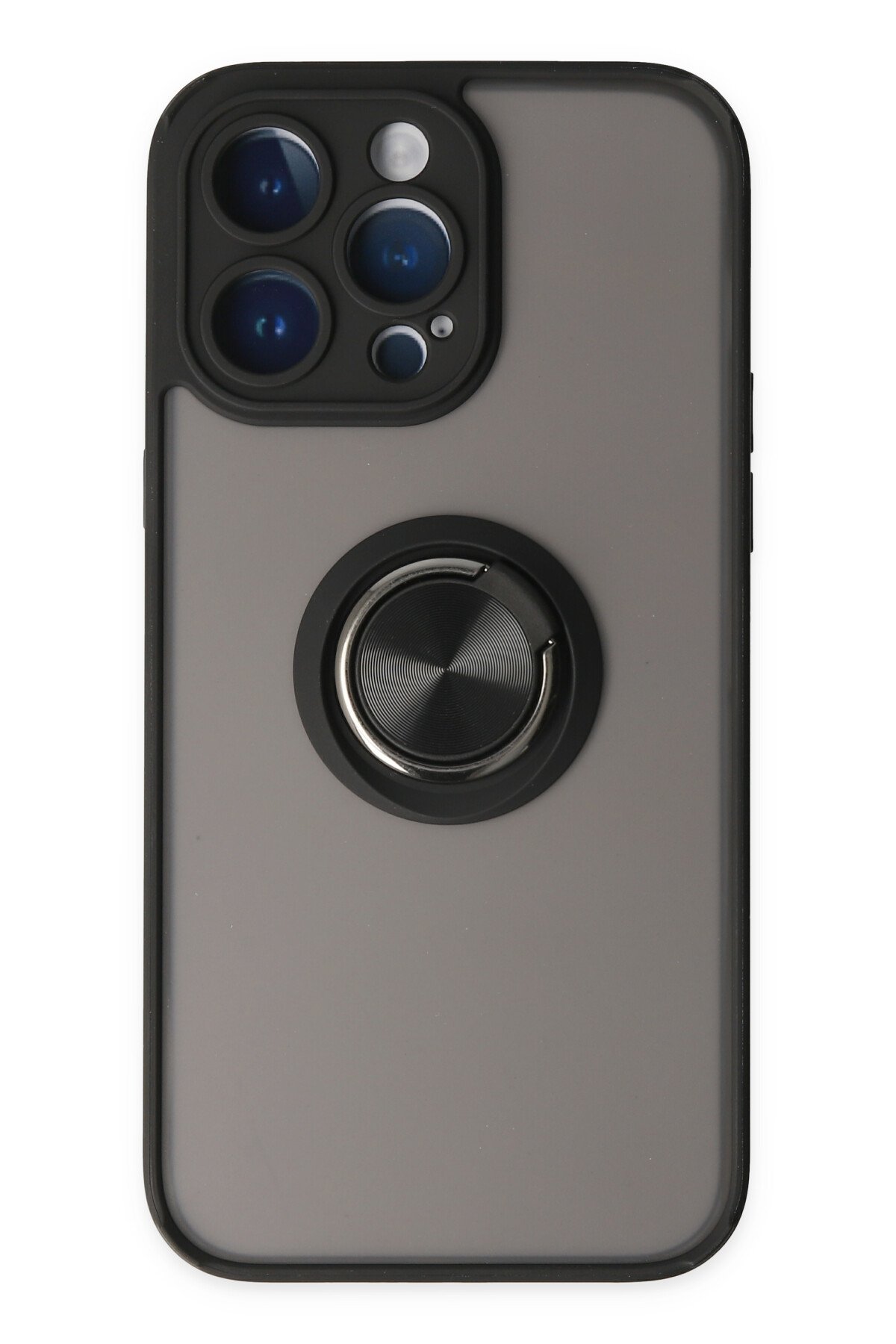Newface iPhone 14 Pro Max Kılıf Nano içi Kadife Silikon - Pudra