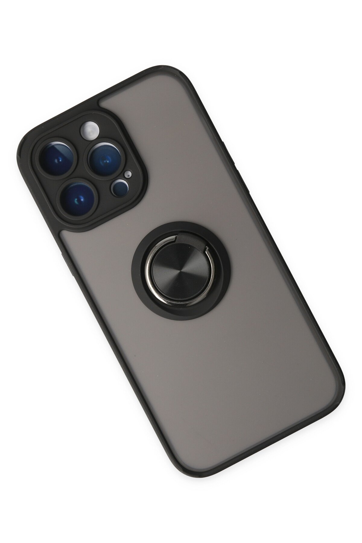 Newface iPhone 14 Pro Max Kılıf Nano içi Kadife Silikon - Pudra