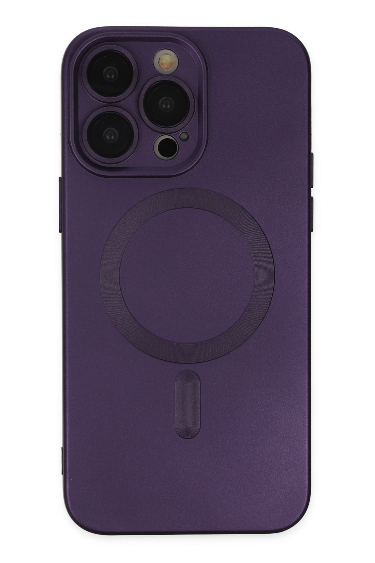 Newface iPhone 14 Pro Max Kılıf Merkür Magneticsafe Standlı Kapak - Lacivert