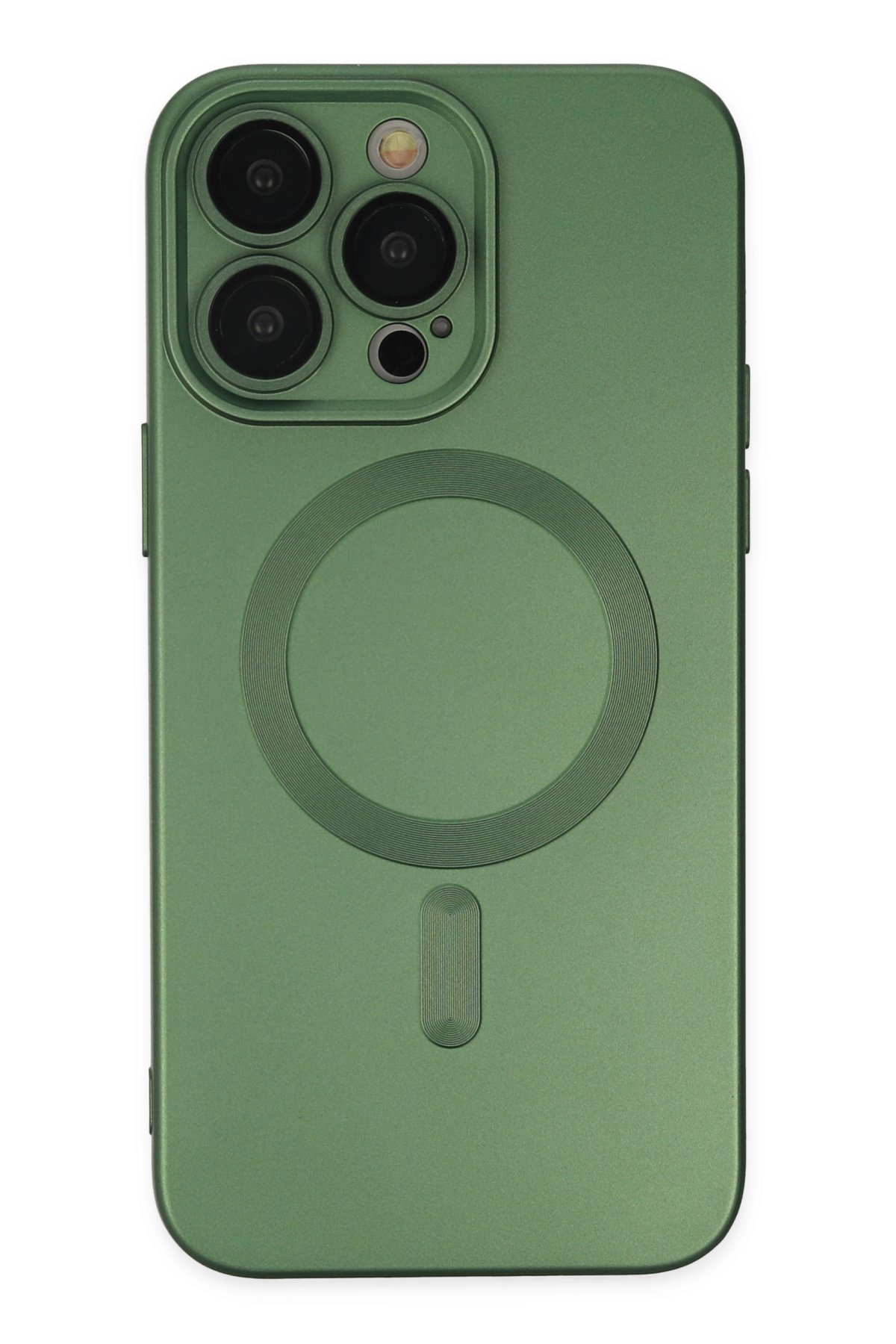 Newface iPhone 14 Pro Max Kılıf Store Silikon - Yeşil