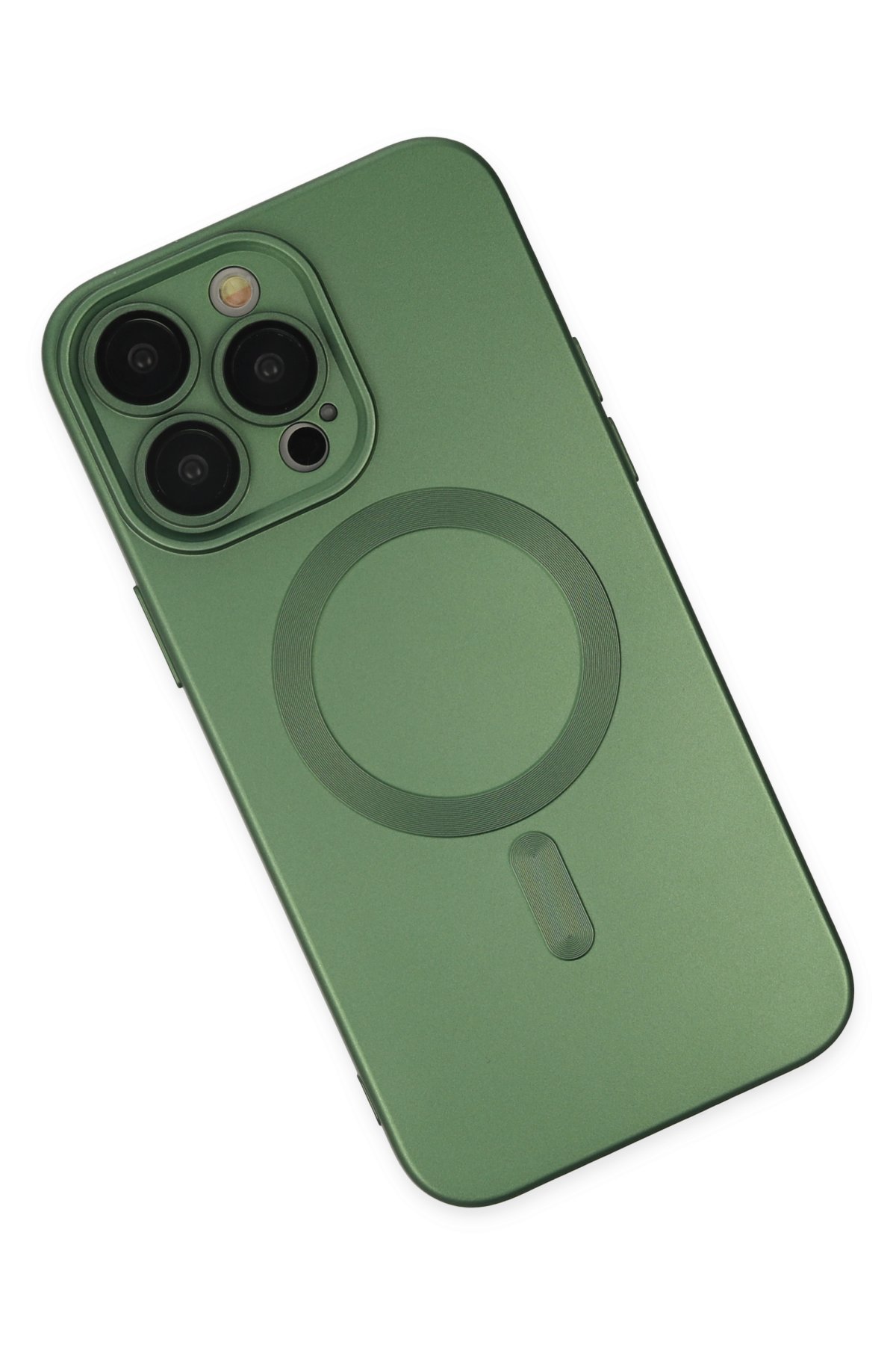 Newface iPhone 14 Pro Max Kılıf Store Silikon - Yeşil