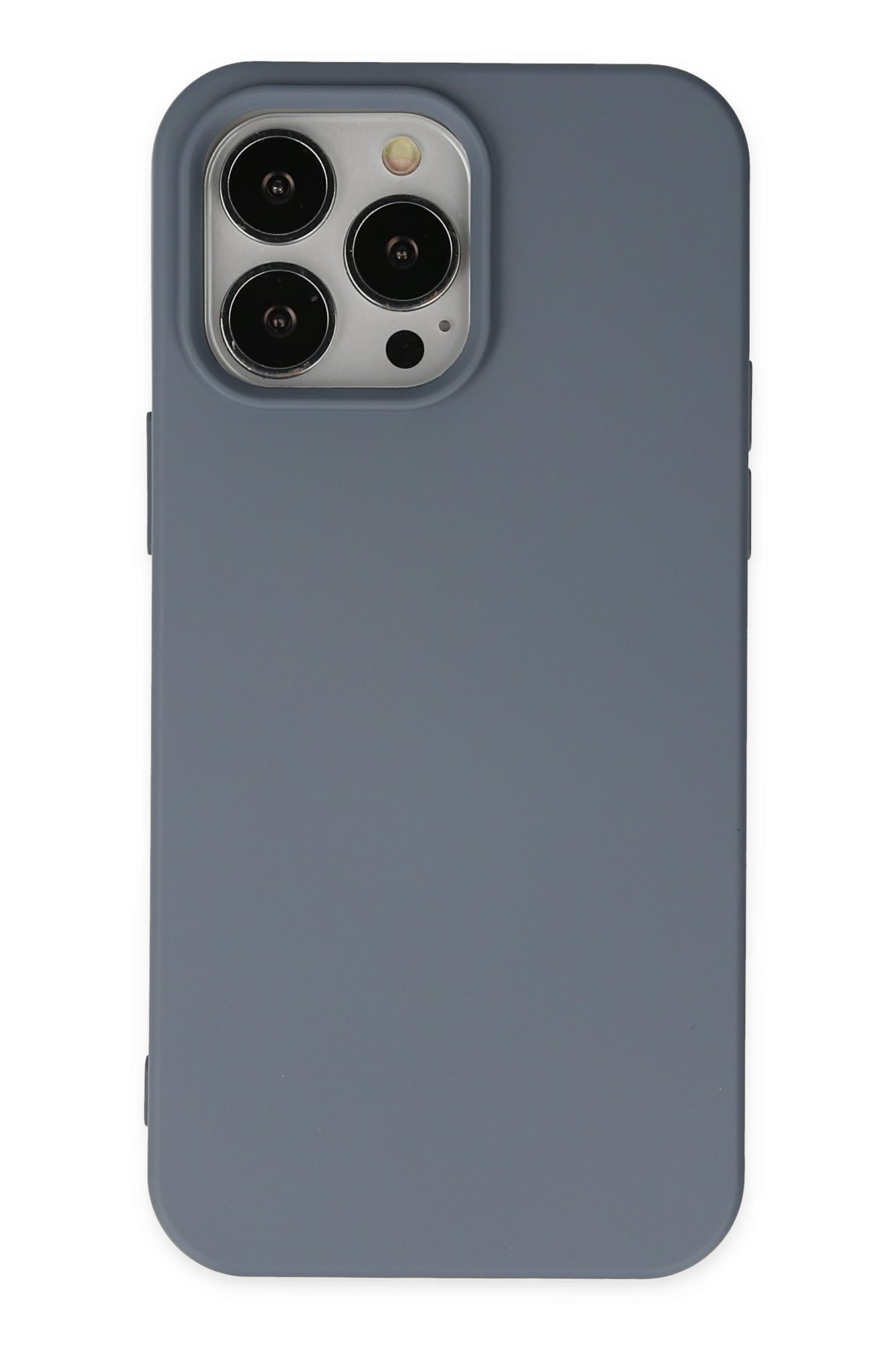 Newface iPhone 14 Pro Max Kılıf Glass Kapak - Lacivert