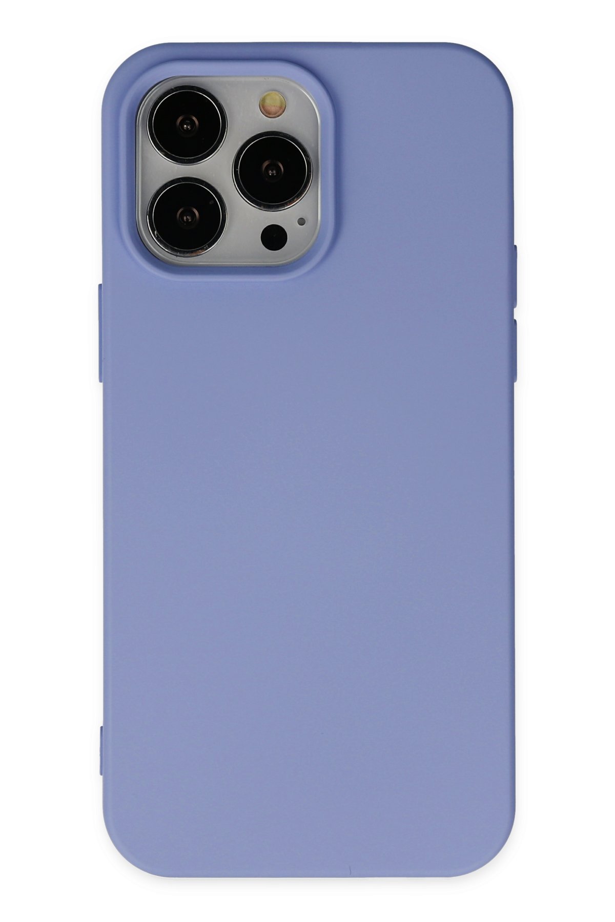 Newface iPhone 14 Pro Max Kılıf Teleskop Lens Magsafe Silikon Kapak - Derin Mor