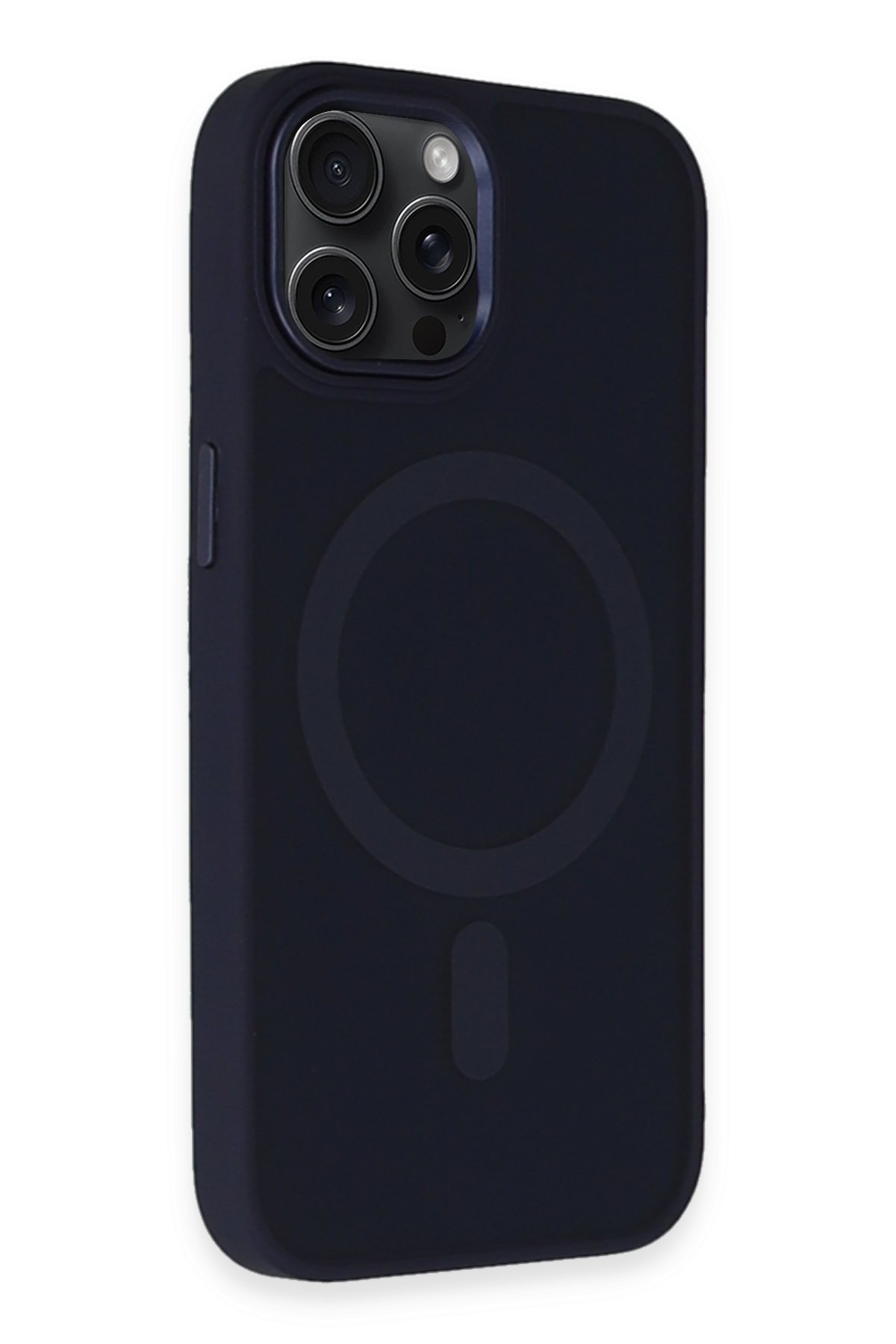 Newface iPhone 14 Pro Max Kılıf Joke Simli Magneticsafe Kılıf - Gümüş