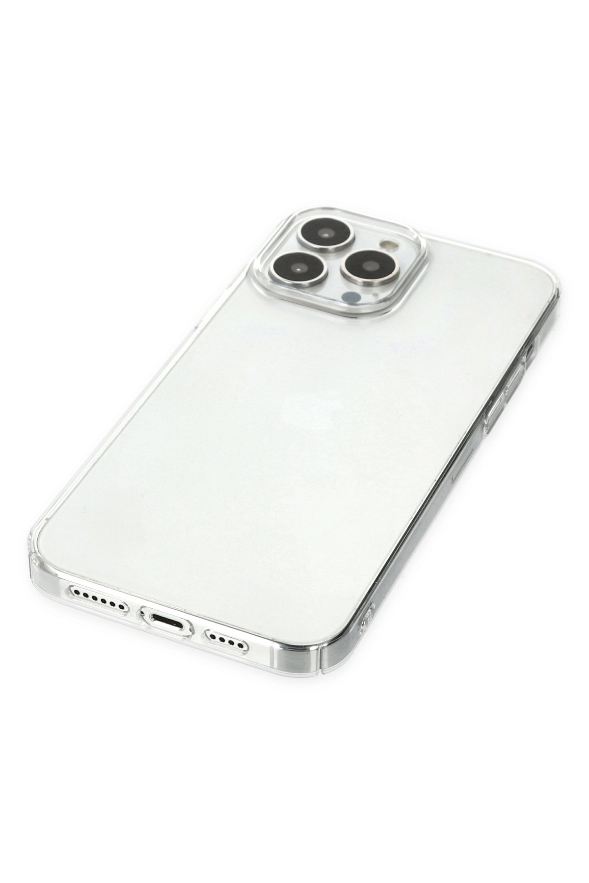 Newface iPhone 14 Pro Max Bilvis Titan Kamera Lens - Gümüş
