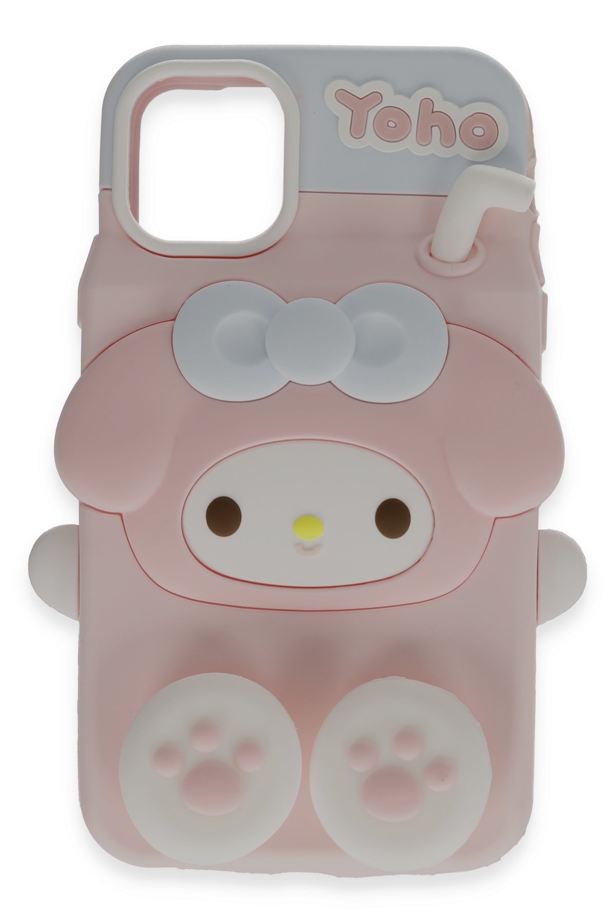 Newface iPhone 14 Pro Max Kılıf Montreal Yüzüklü Silikon Kapak - Kırmızı