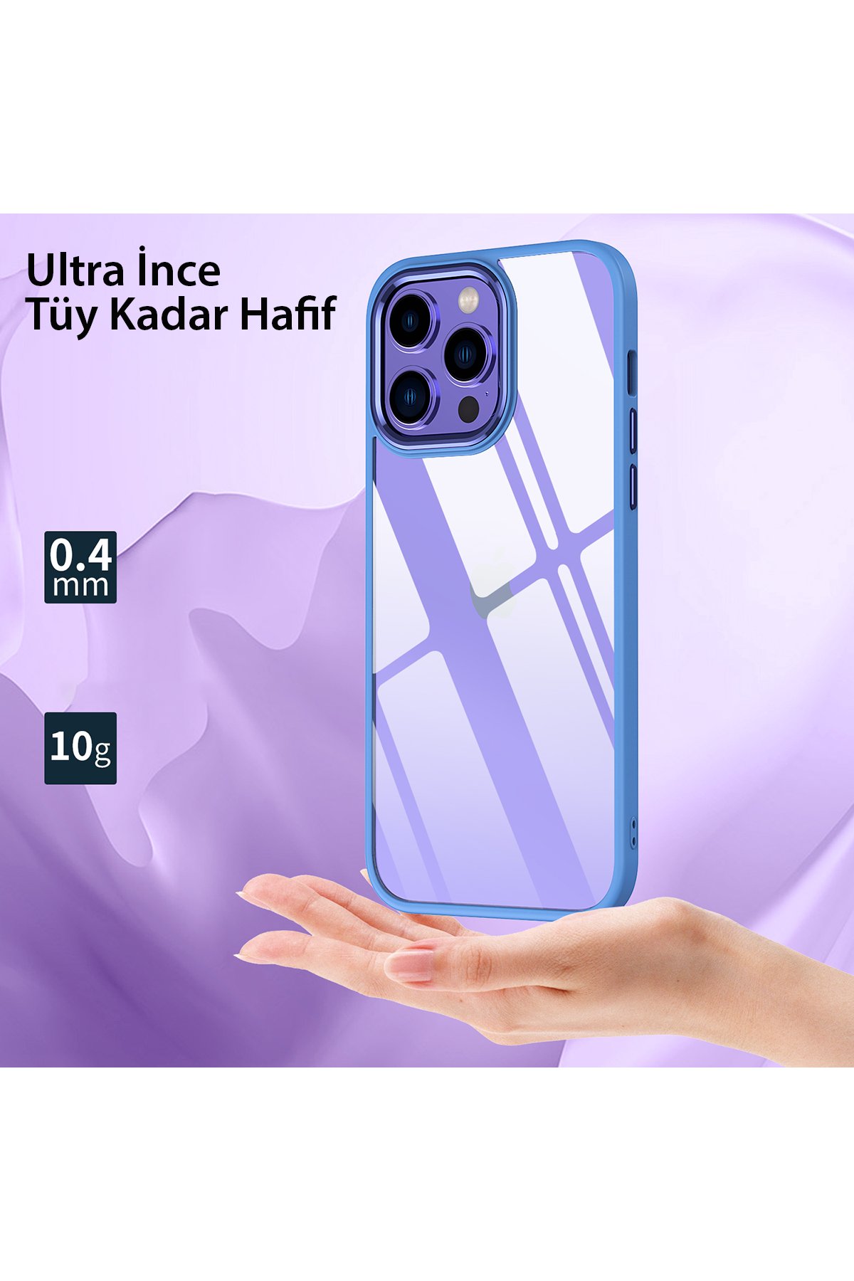 Newface iPhone 14 Pro Max Bind Metal Kamera Lens - Gold
