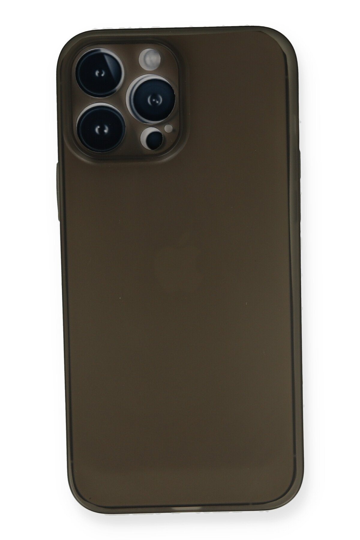 Newface iPhone 14 Pro Max Kılıf Montreal Yüzüklü Silikon Kapak - Lacivert