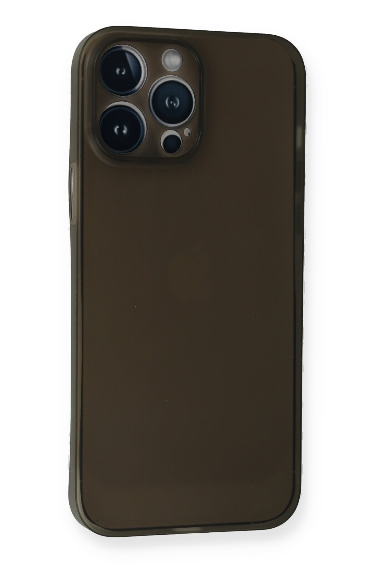 Newface iPhone 14 Pro Max Kılıf Montreal Yüzüklü Silikon Kapak - Lacivert