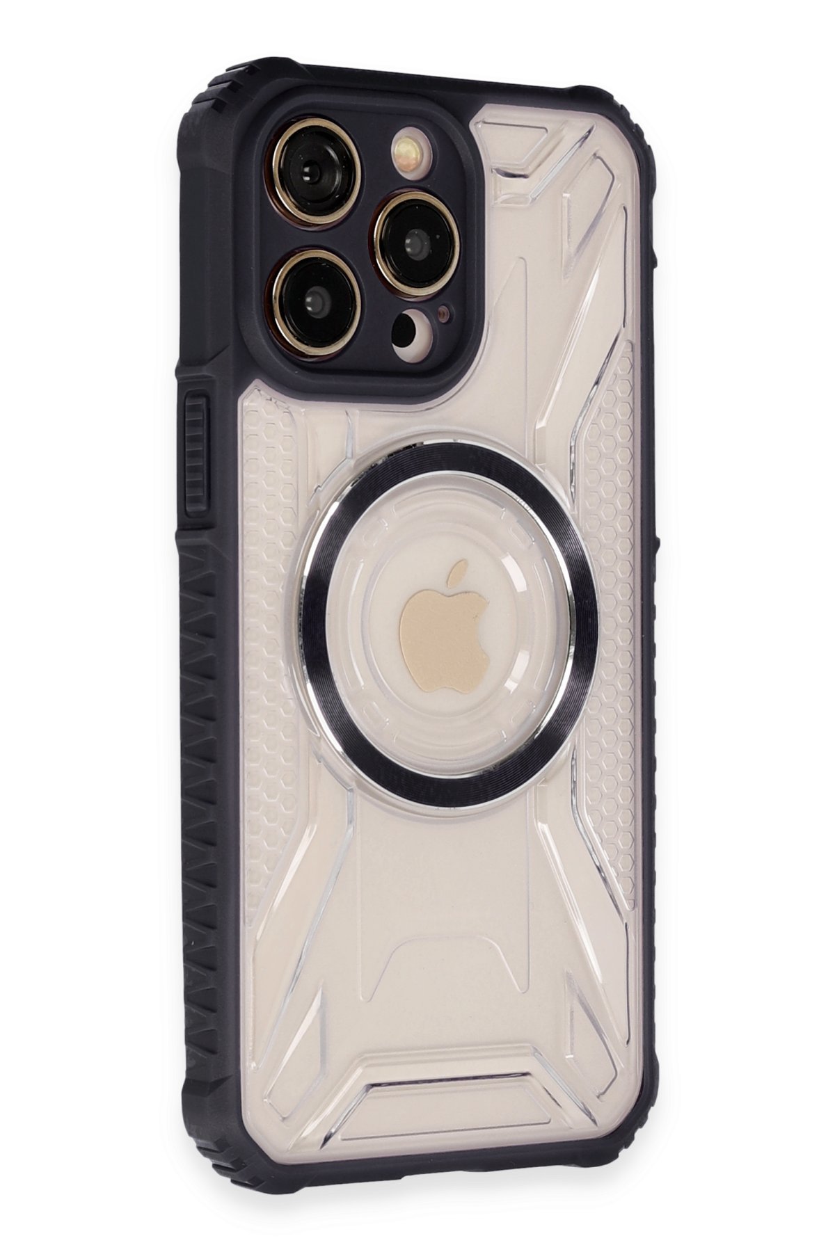 Newface iPhone 14 Pro Max Kılıf Nano içi Kadife Silikon - Lacivert