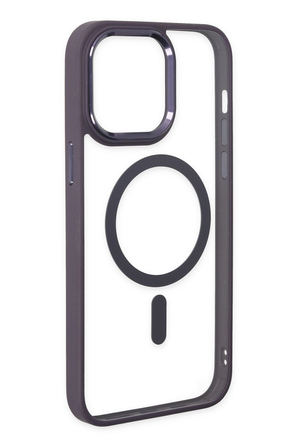 Newface iPhone 14 Pro Max Kılıf Divo Lazer Askılı Magsafe Kapak - Sierra Blue
