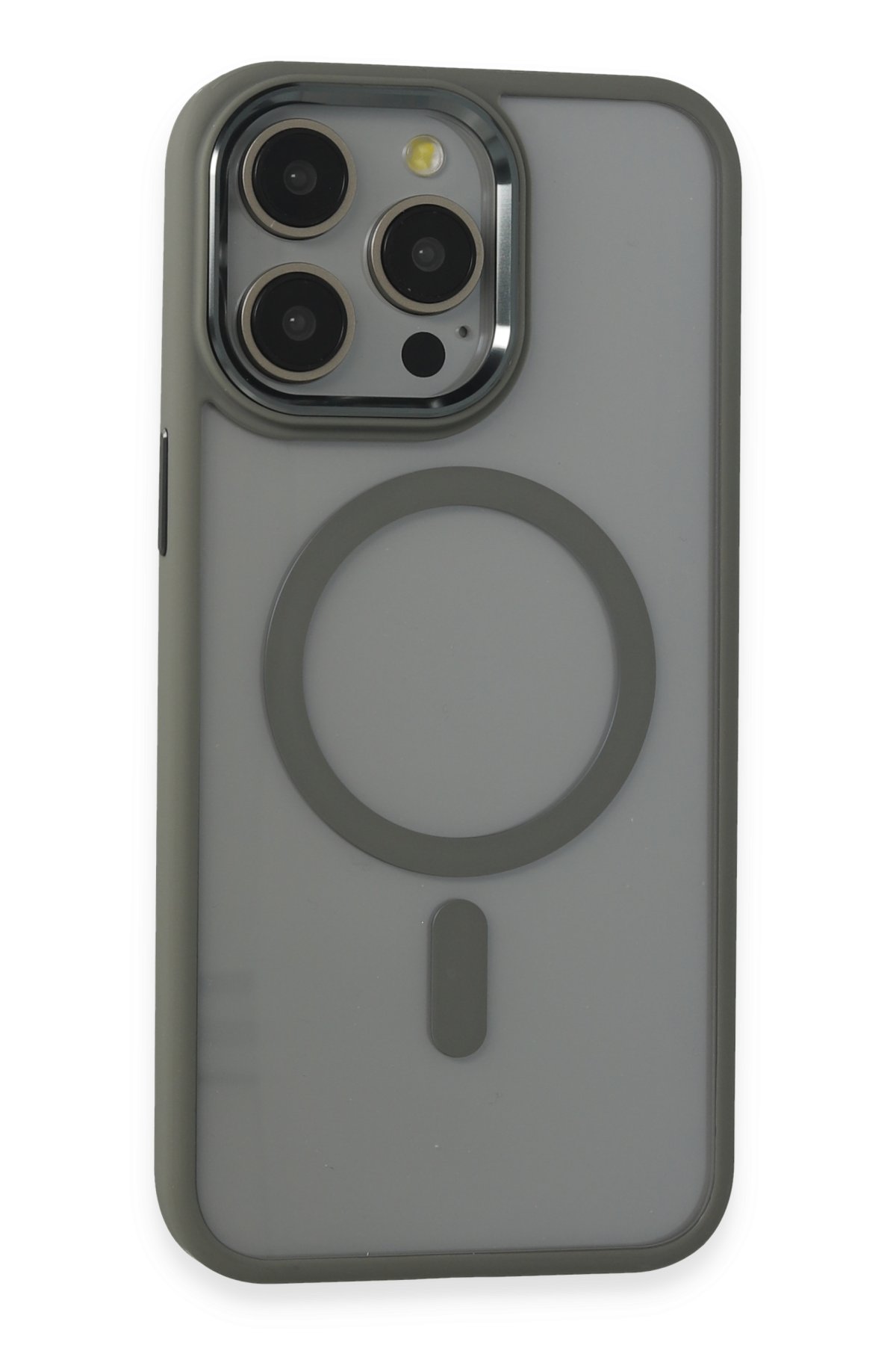 Newface iPhone 14 Pro Max Kılıf Diamond Magsafe Kapak - Pembe