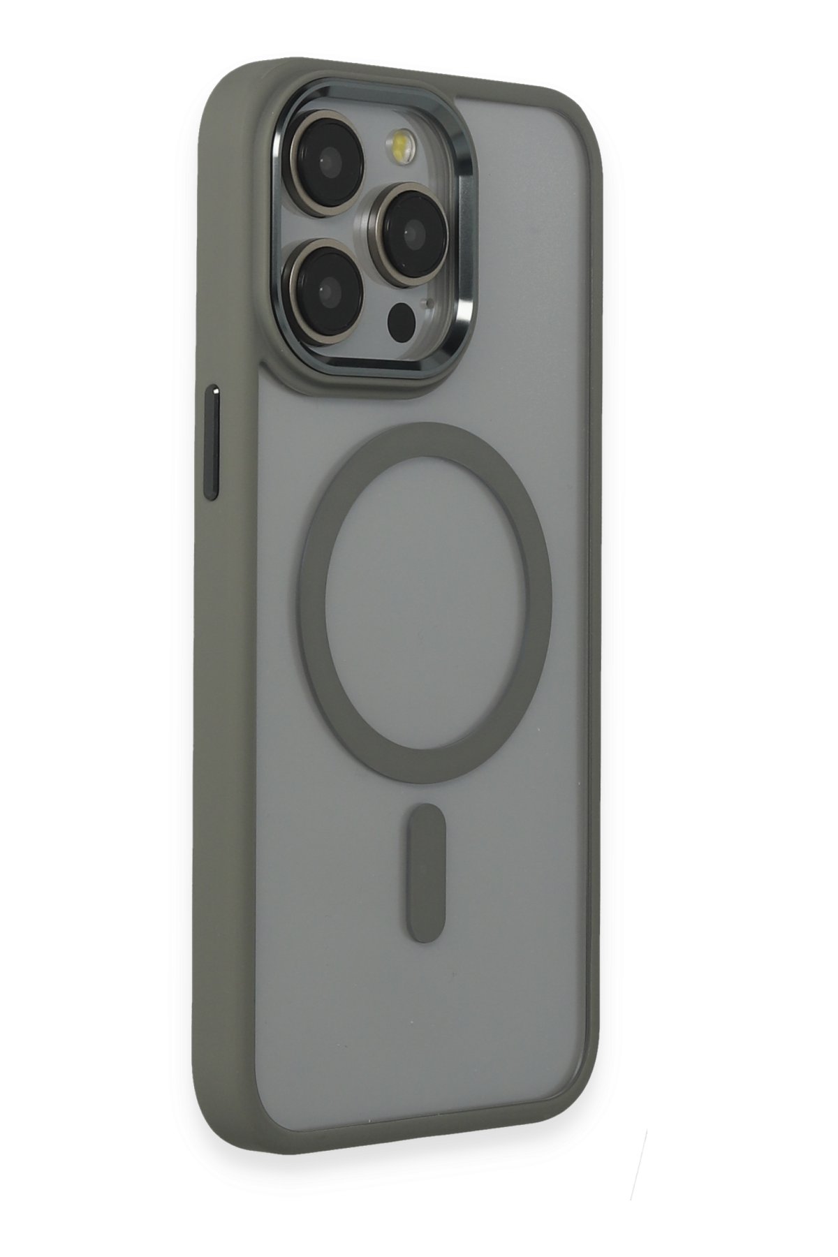 Newface iPhone 14 Pro Max Kılıf Diamond Magsafe Kapak - Pembe