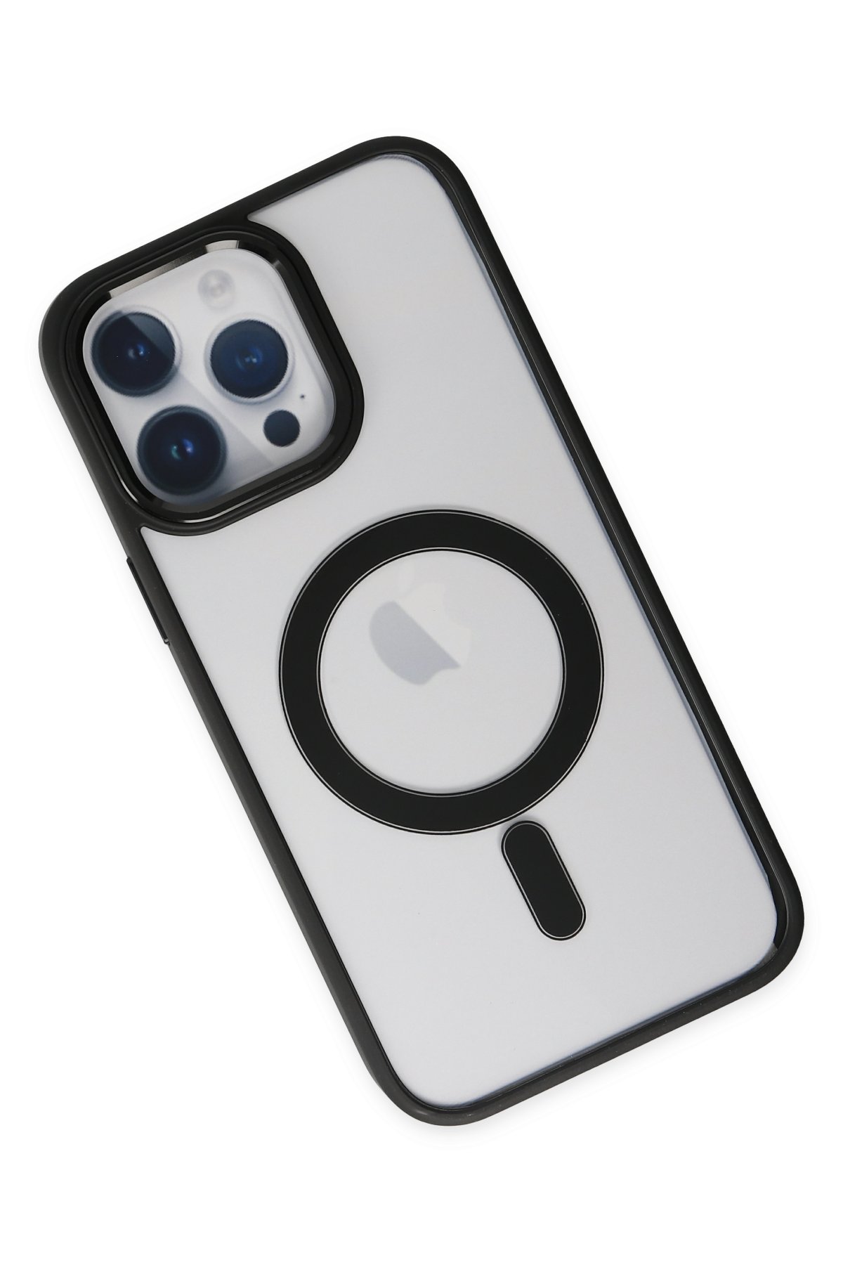Newface iPhone 14 Pro Max Kılıf Montreal Silikon Kapak - Lacivert