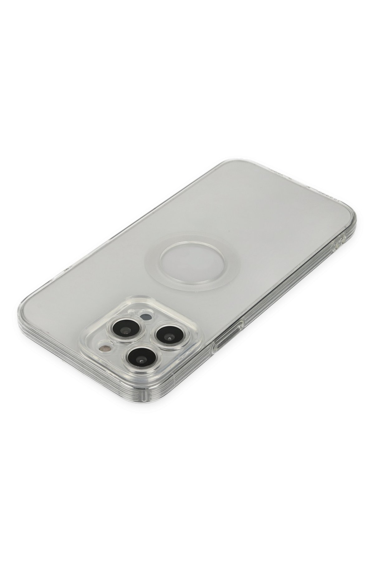 Newface iPhone 14 Pro Max Kılıf Magneticsafe Lazer Silikon - Sierra Blue