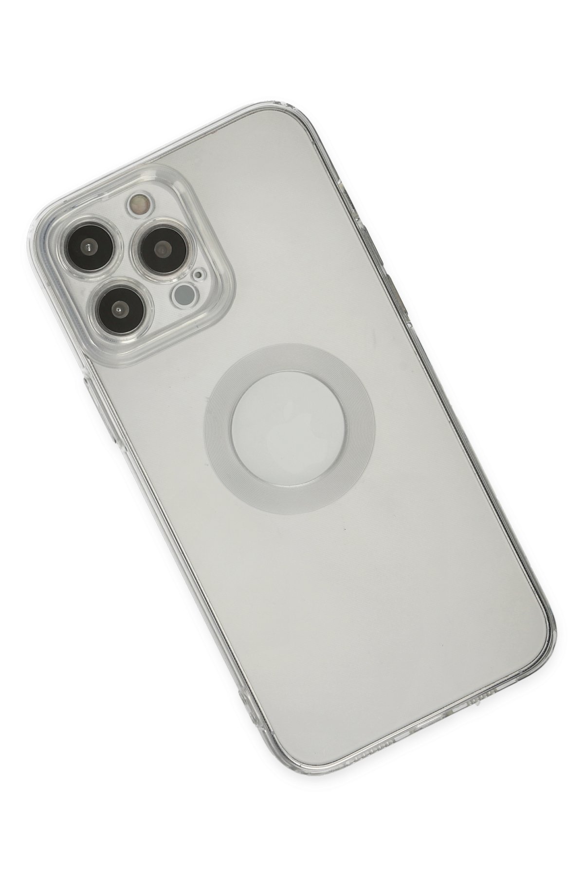 Newface iPhone 14 Pro Max Kılıf Magneticsafe Lazer Silikon - Sierra Blue
