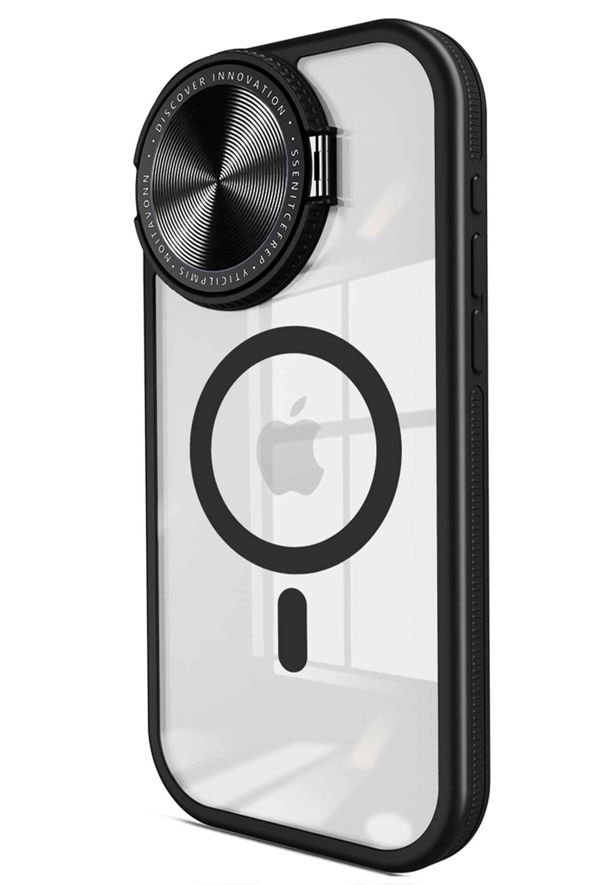 Newface iPhone 14 Pro Max Kılıf Aras Deri Kapak - Siyah