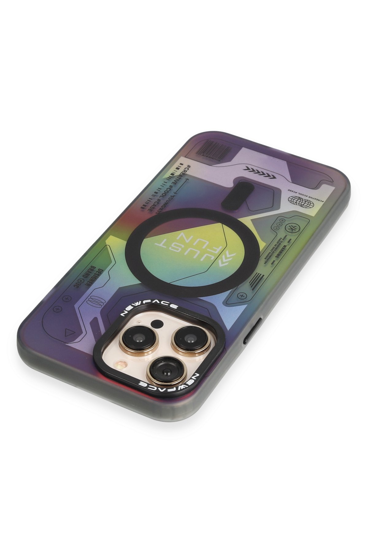 Newface iPhone 14 Pro Max Kılıf Snake Kapak - Bordo