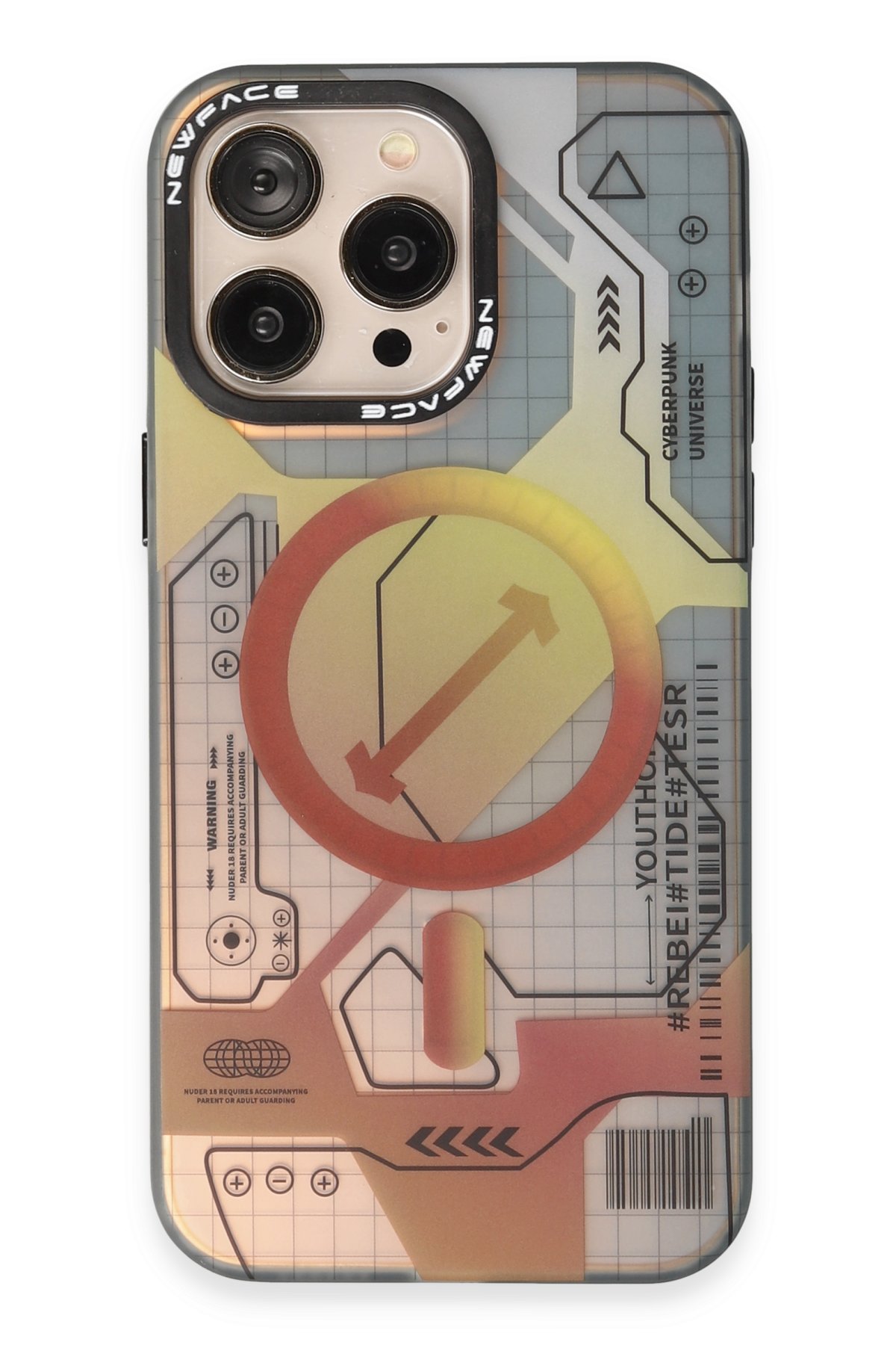 Newface iPhone 14 Pro Max Kılıf Lodos Magneticsafe Mat Kapak - Köknar Yeşili