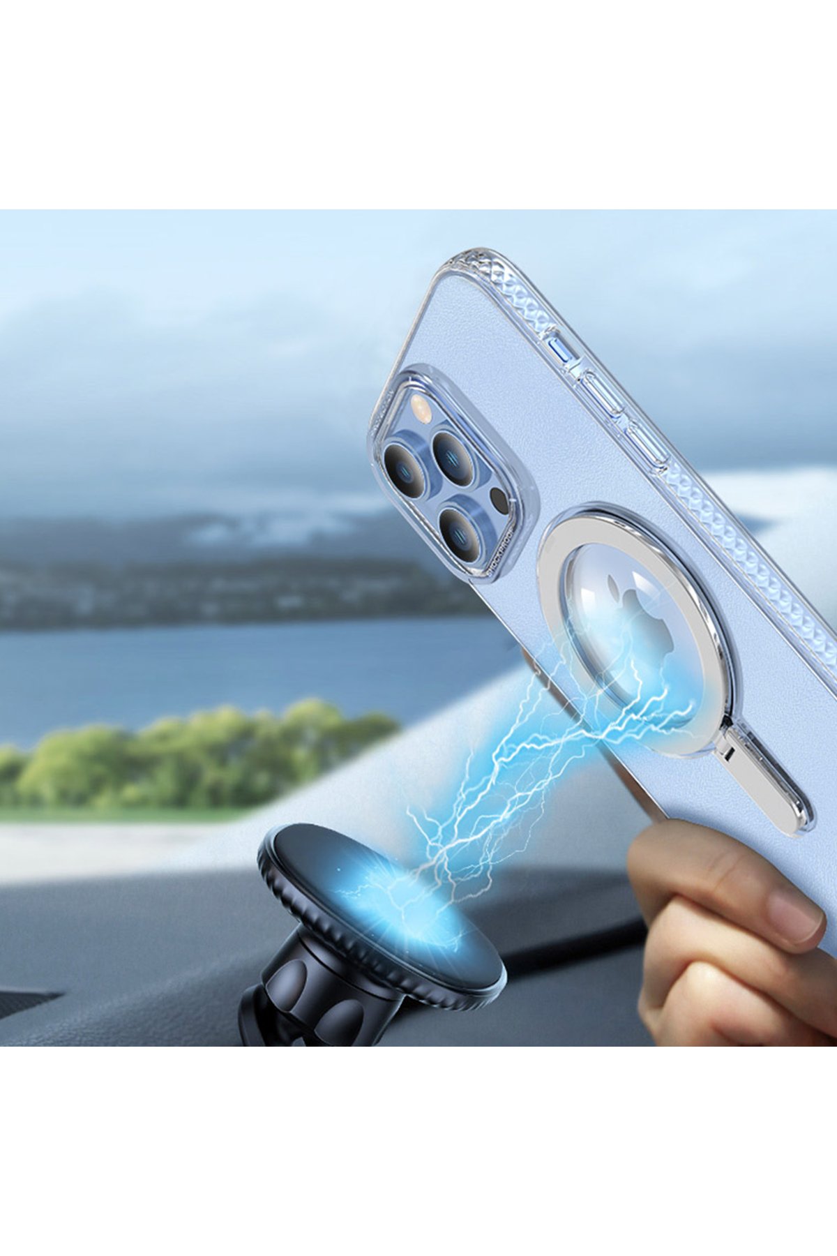 Joko iPhone 14 Pro Max PC Suit Magsafe Kapak - Beyaz