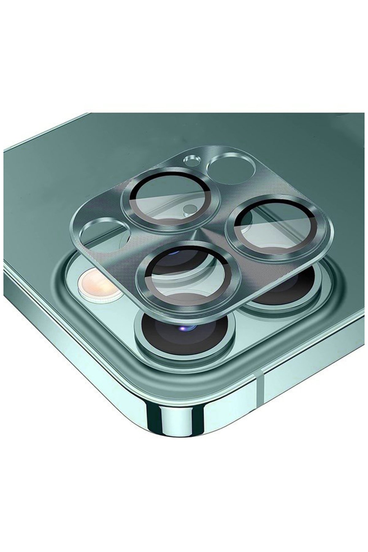 Newface iPhone 14 Pro Max Kılıf Glass Kapak - Mavi