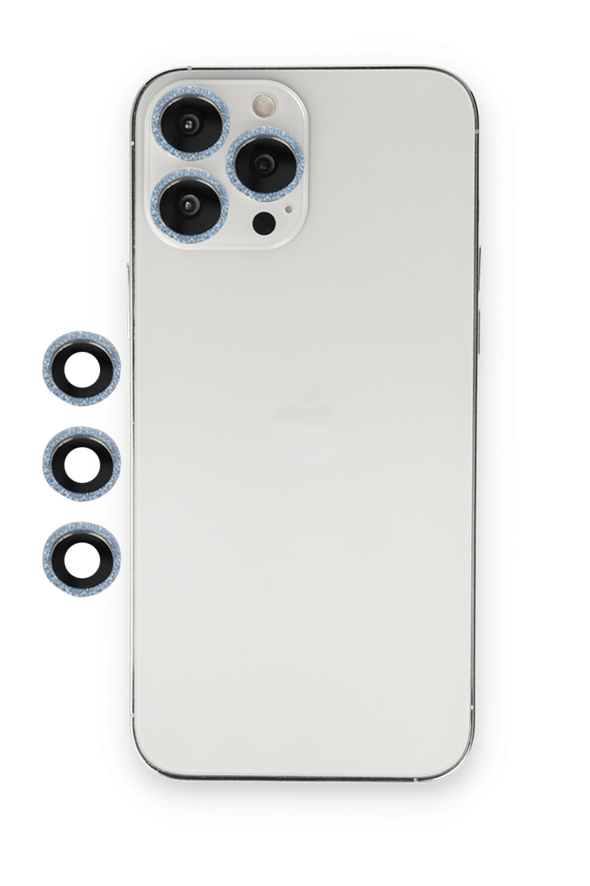 Newface iPhone 14 Pro Max Kılıf Glass Kapak - Lila