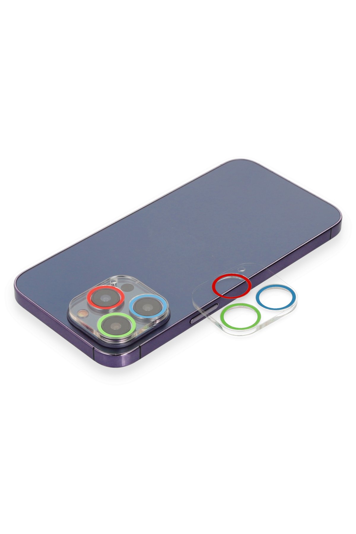 Newface iPhone 14 Pro Kılıf Moshi Lens Magneticsafe Silikon - Füme