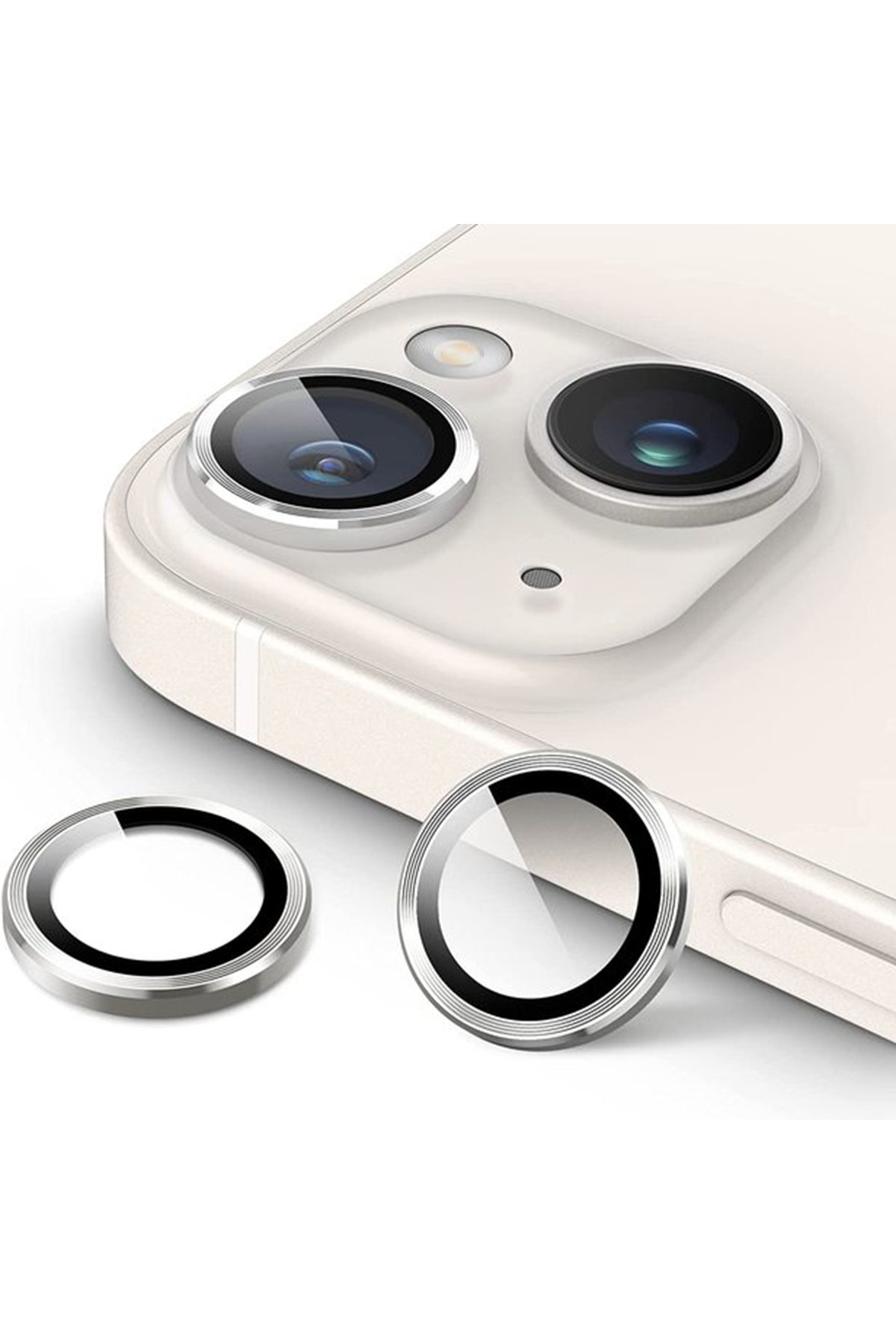 Newface iPhone 14 Kılıf Sofya Yüzüklü Silikon Kapak - Lacivert