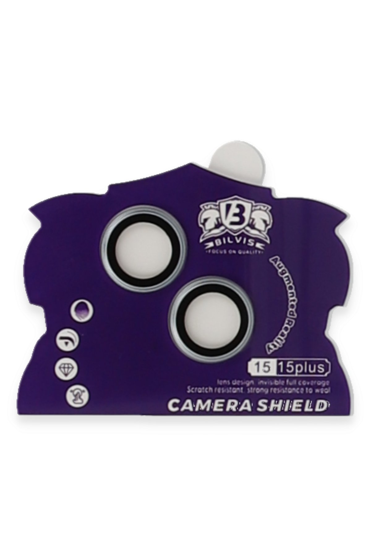 Newface iPhone 15 Kılıf Modos Metal Kapak - Şeffaf