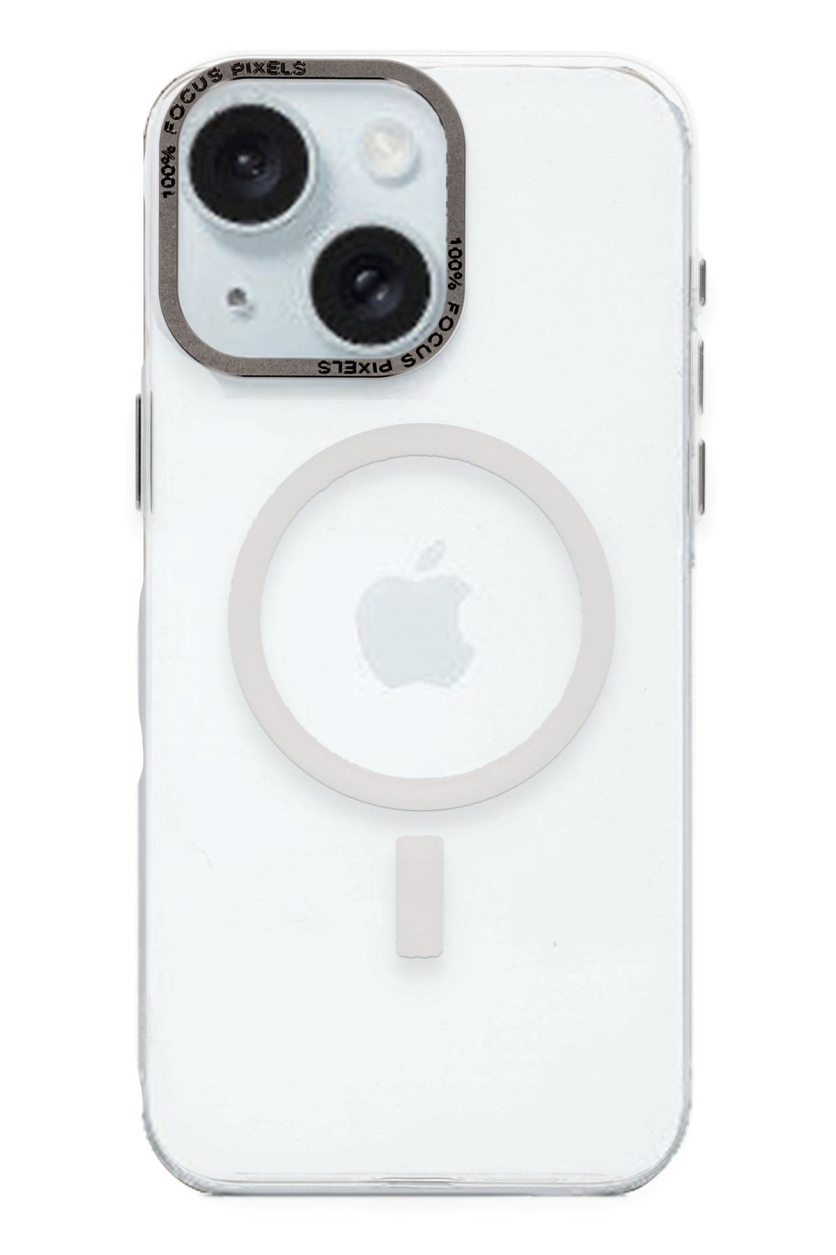 Newface iPhone 15 Flower Magsafe Kapak - Pembe