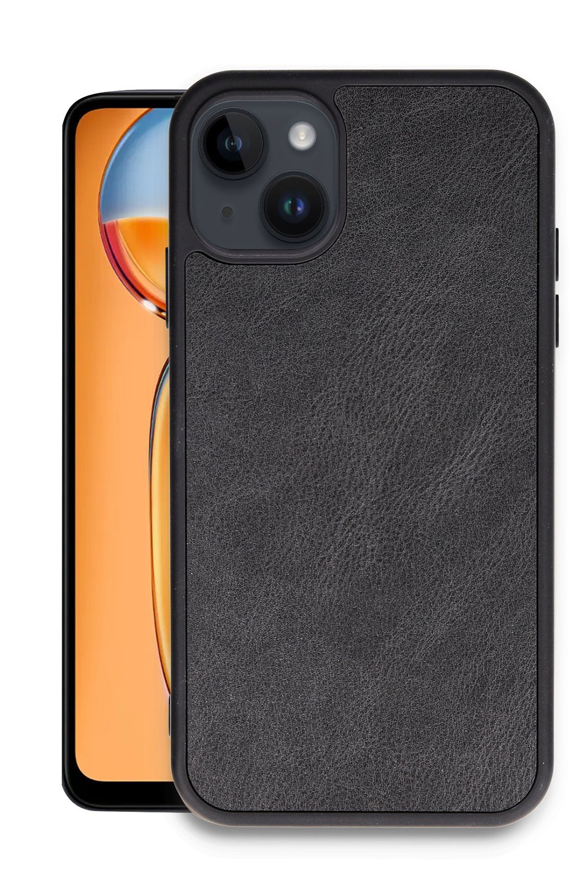 Newface iPhone 15 Kılıf Slot Silikon - Kırmızı