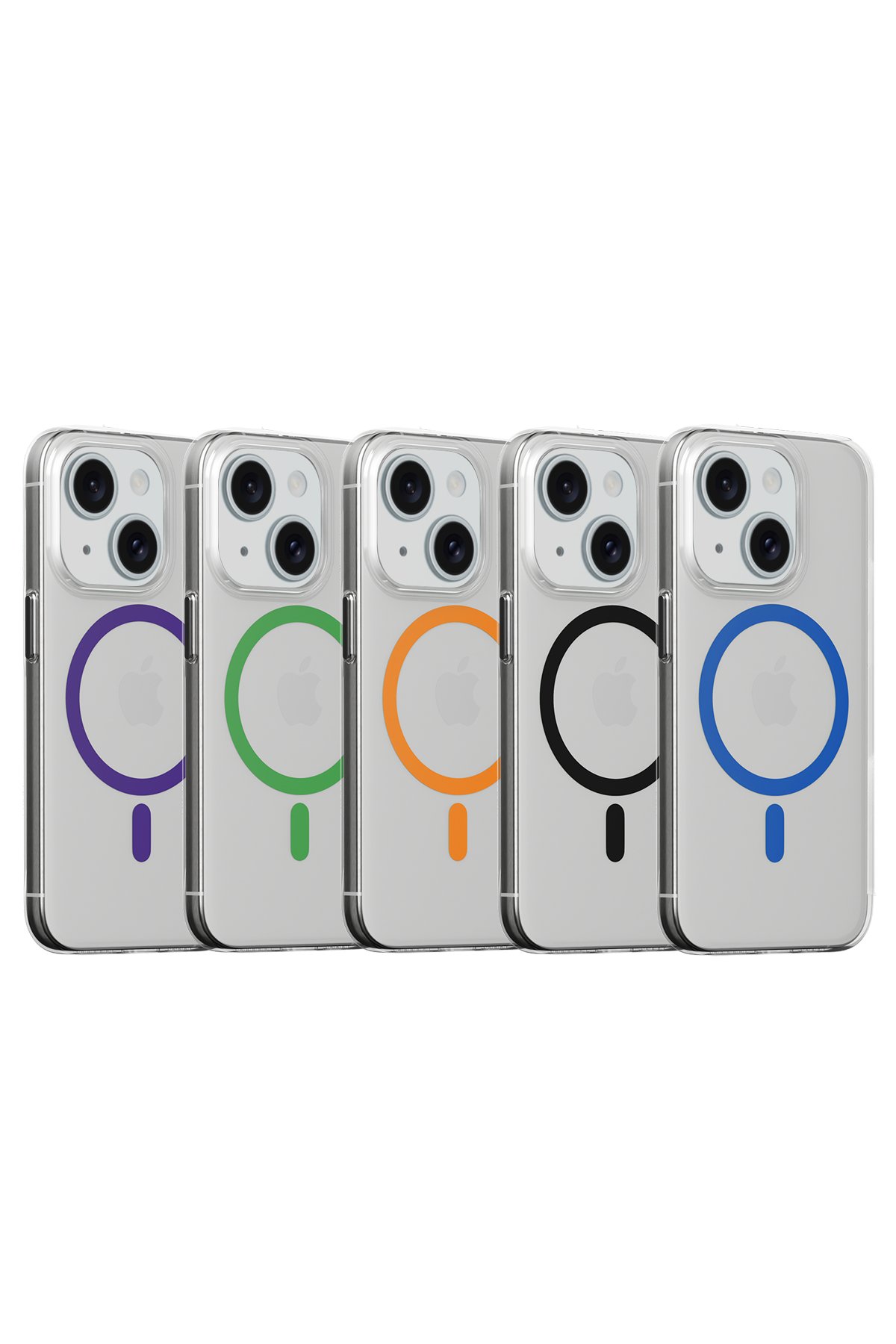 Joko iPhone 15 PVD Metal Kamera Lens - Turuncu