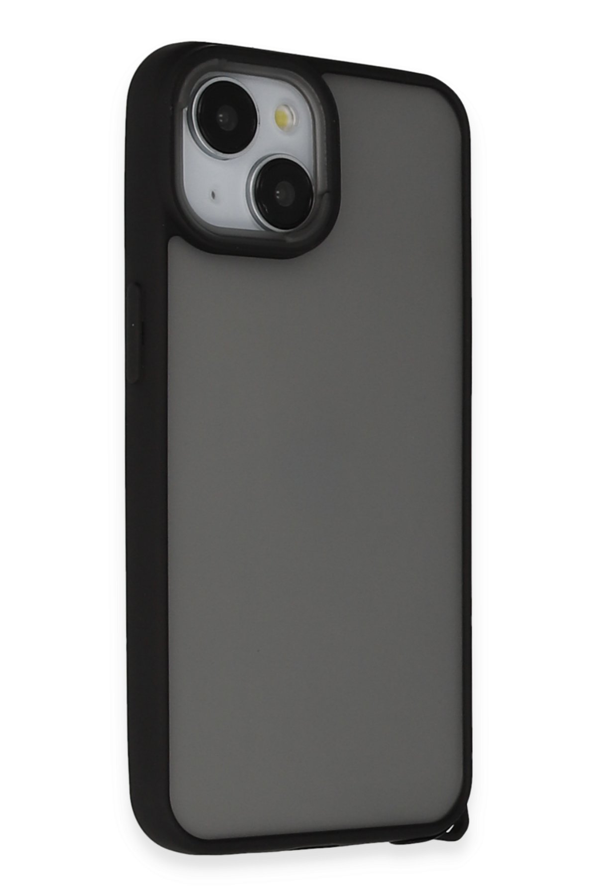 Newface iPhone 15 Kılıf Montreal Yüzüklü Silikon Kapak - Kırmızı