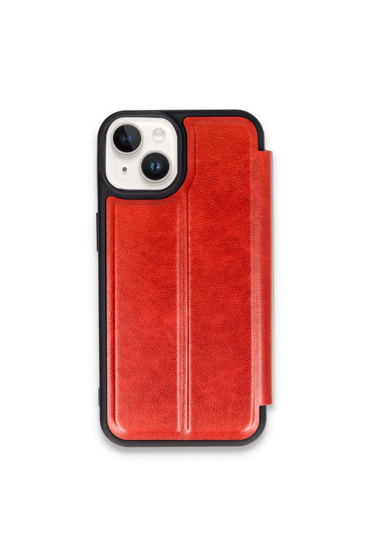 Newface iPhone 15 Kılıf Elegant Kapak - Siyah