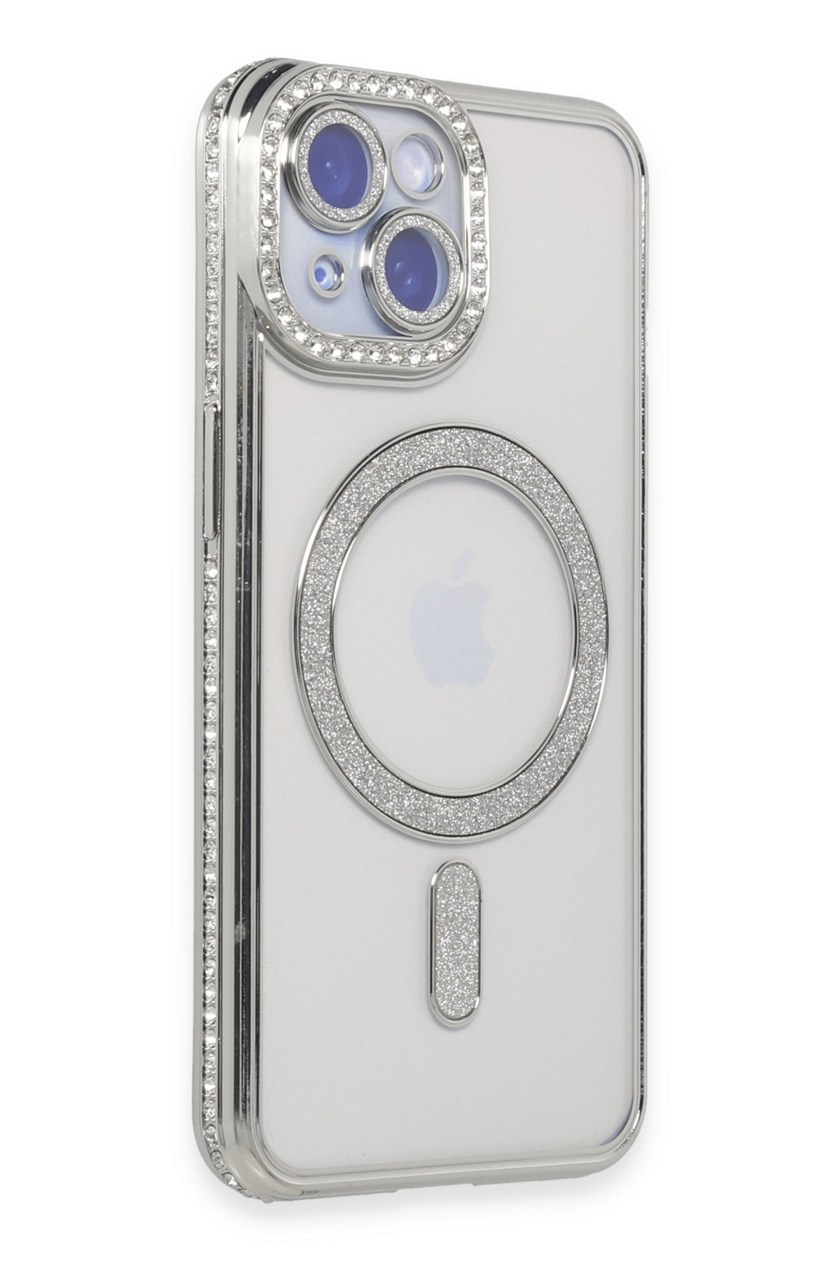 Newface iPhone 15 Kılıf Zuma Kartvizitli Yüzüklü Silikon - Kırmızı